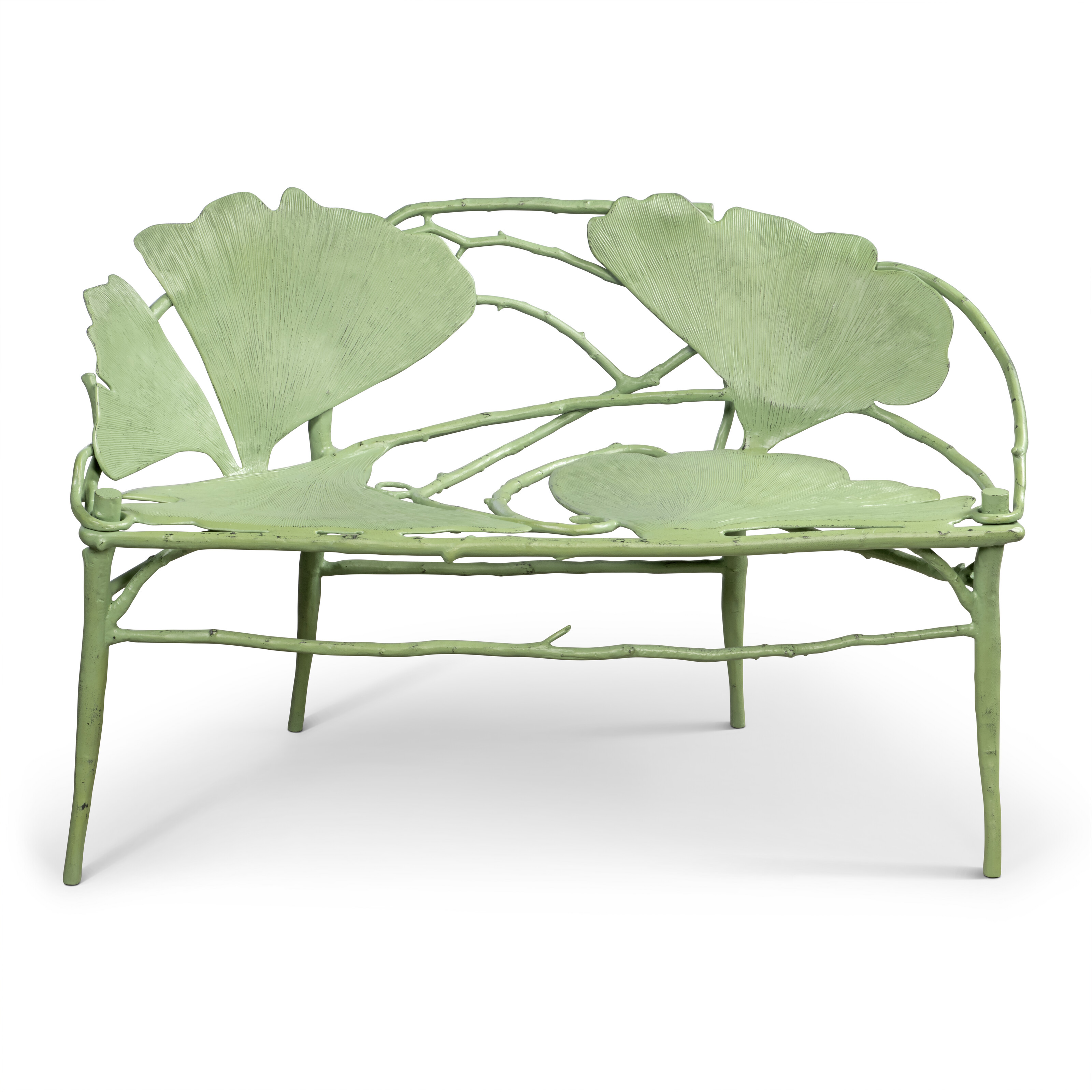 Claude Lalanne, Ginkgo Bench, 2000, offered in The Collection of Baron Diego von Buch on 5 June 2025 at Christie's in London