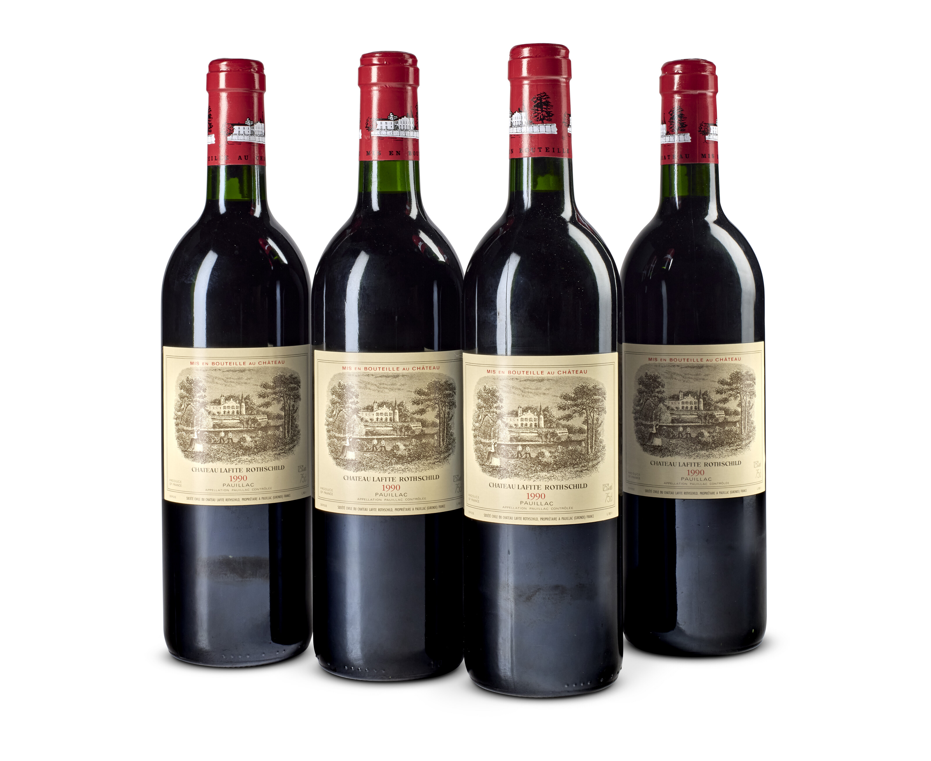 Château Lafite Rothschild 1990, 12 bottles (75cl) per lot, offered in Timeless Excellence: The Pristine Wine Collection of Jorg G. Bucherer, 16-30 April 2025 at Christie's Online