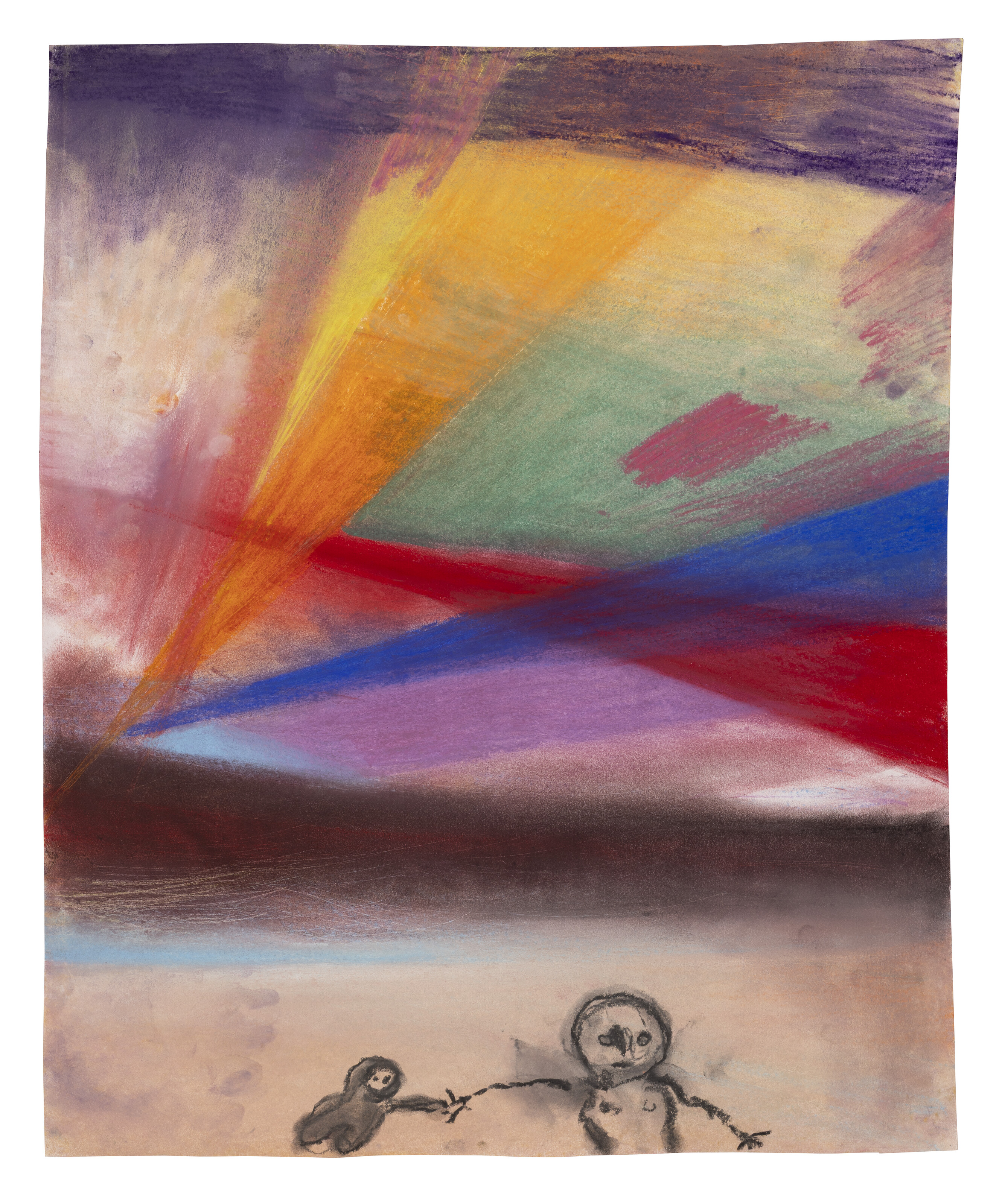 MIRIAM CAHN (B. 1949), flüchtenmüssen 01.02.2011 (have to flee 01.02. ...