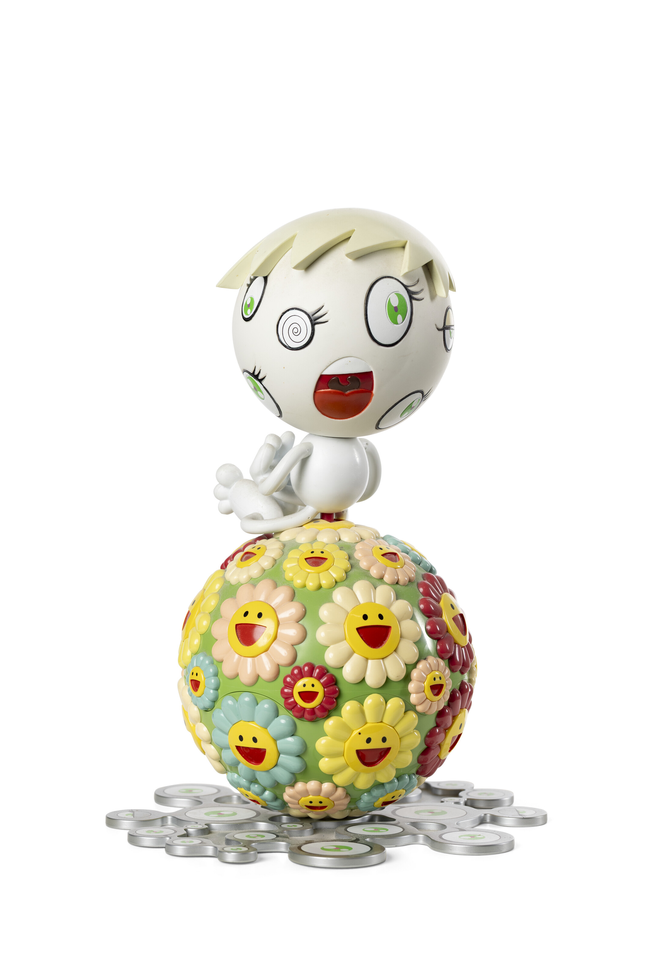 デコパージュ　リメ缶★Ｇ-12　I♡Strawberry&ハリネズミさん TAKASHI MURAKAMI (B. 1962), Oval (Peter Norton Christmas Project