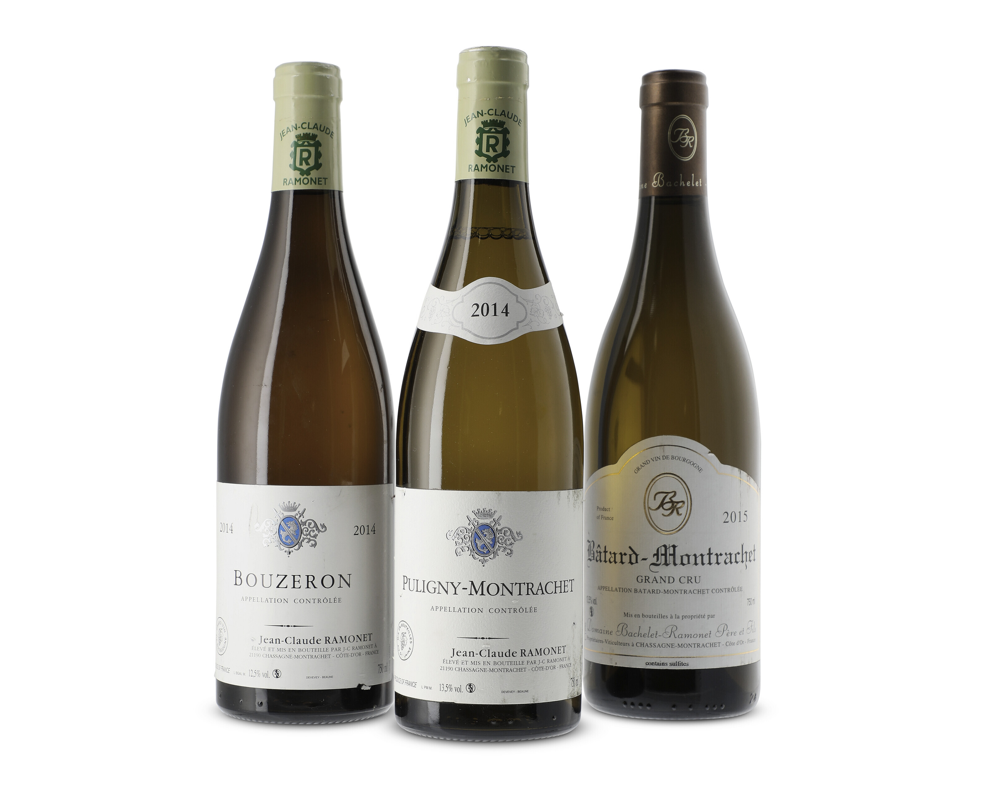 Mixed Lot | Ramonet | 2014 - 2015, Jean-Claude Ramonet, Bouzeron 2014 ...