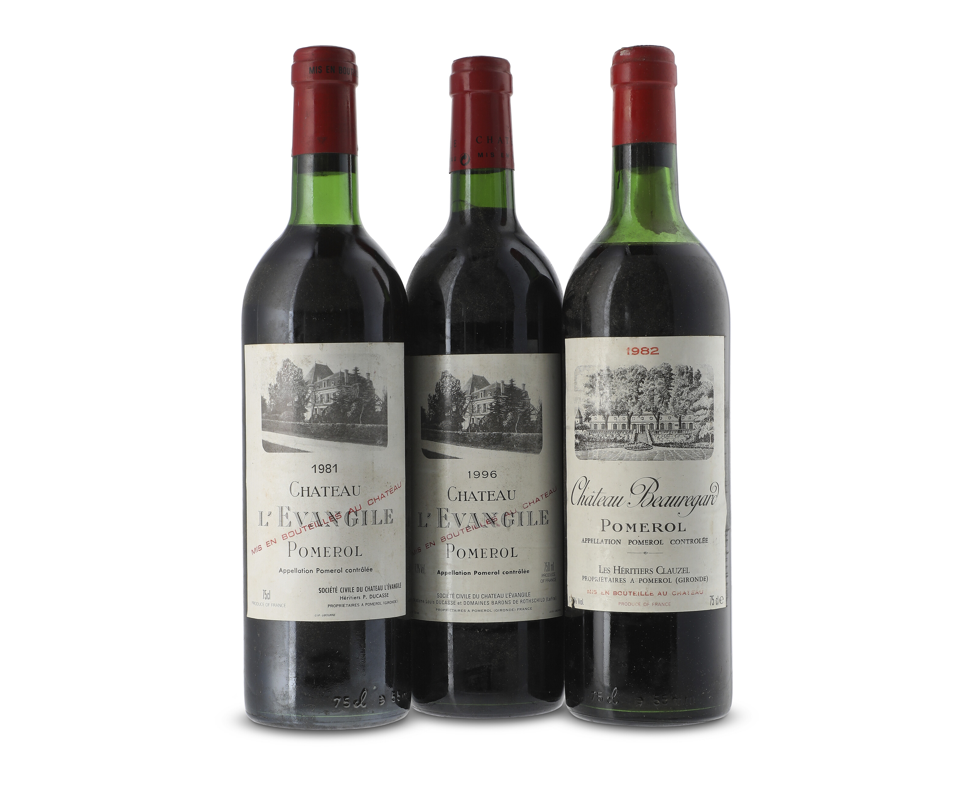 Petrus 1974, Pomerol U. 2x bon, 5x us, 1x m/us, 1x ms, bin-soiled