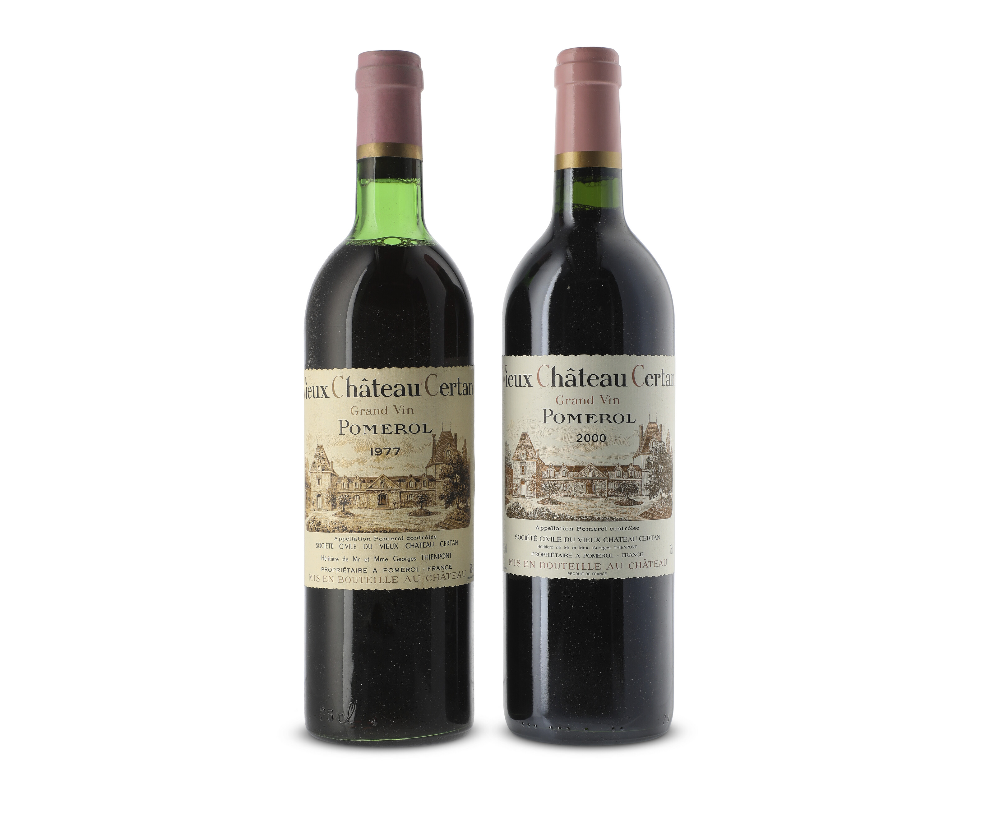 Petrus 1974, Pomerol U. 2x bon, 5x us, 1x m/us, 1x ms, bin-soiled