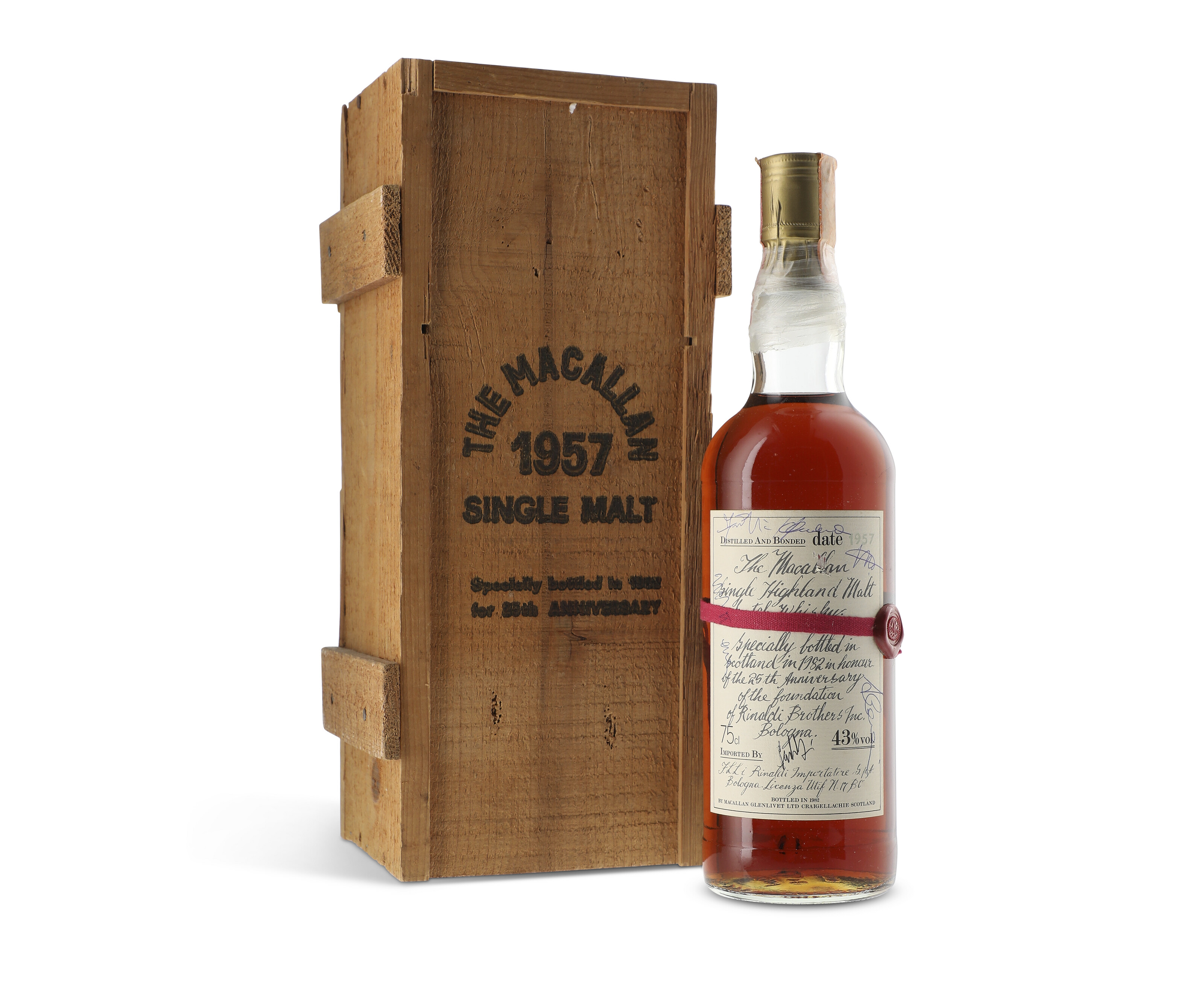 The Macallan, Single Highland Malt, Single Malt, Red Ribbon, Rinaldi ...