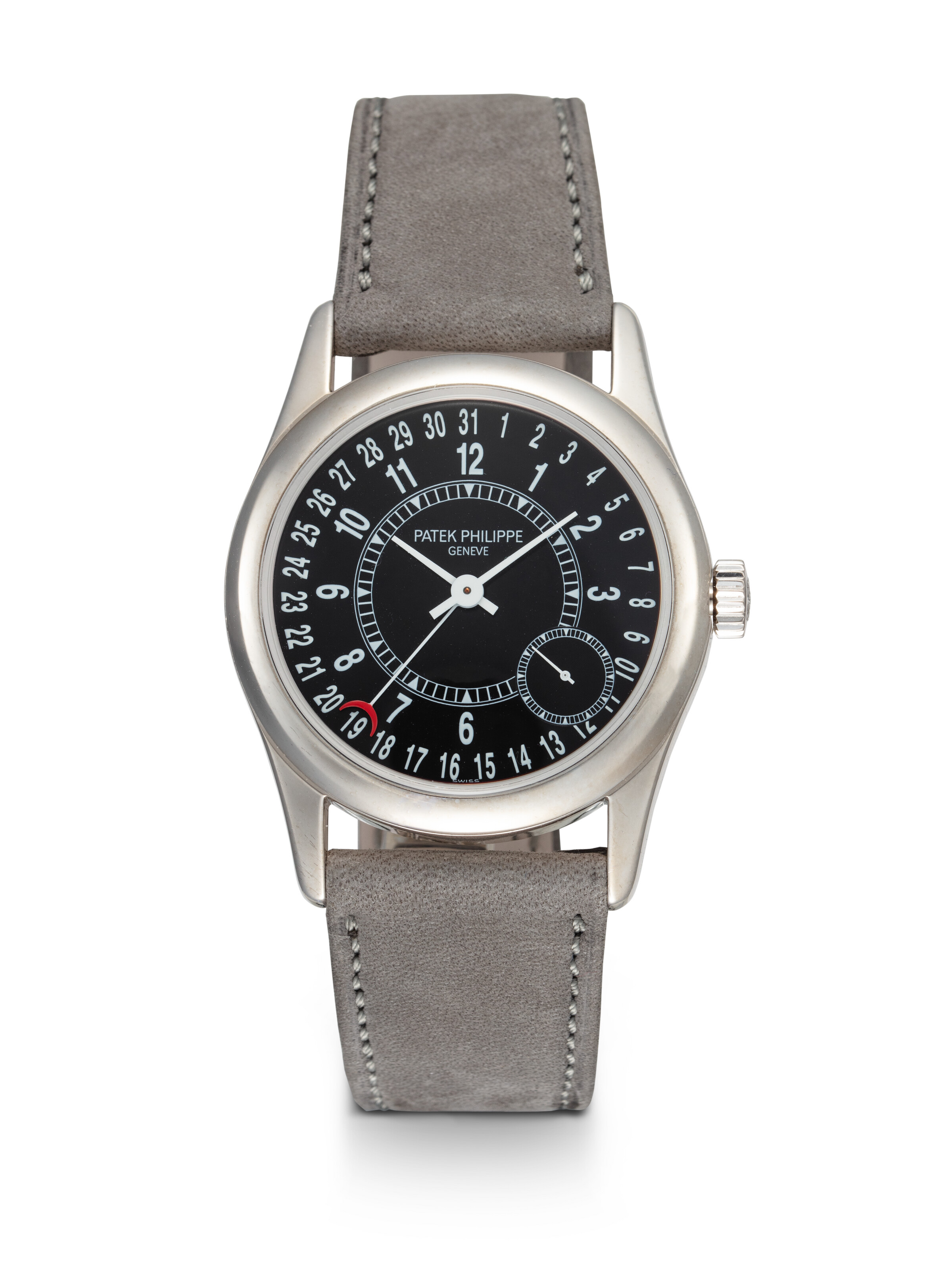 PATEK PHILIPPE, CALATRAVA PILOT TRAVEL TIME REF. 5524G-001, A FINE