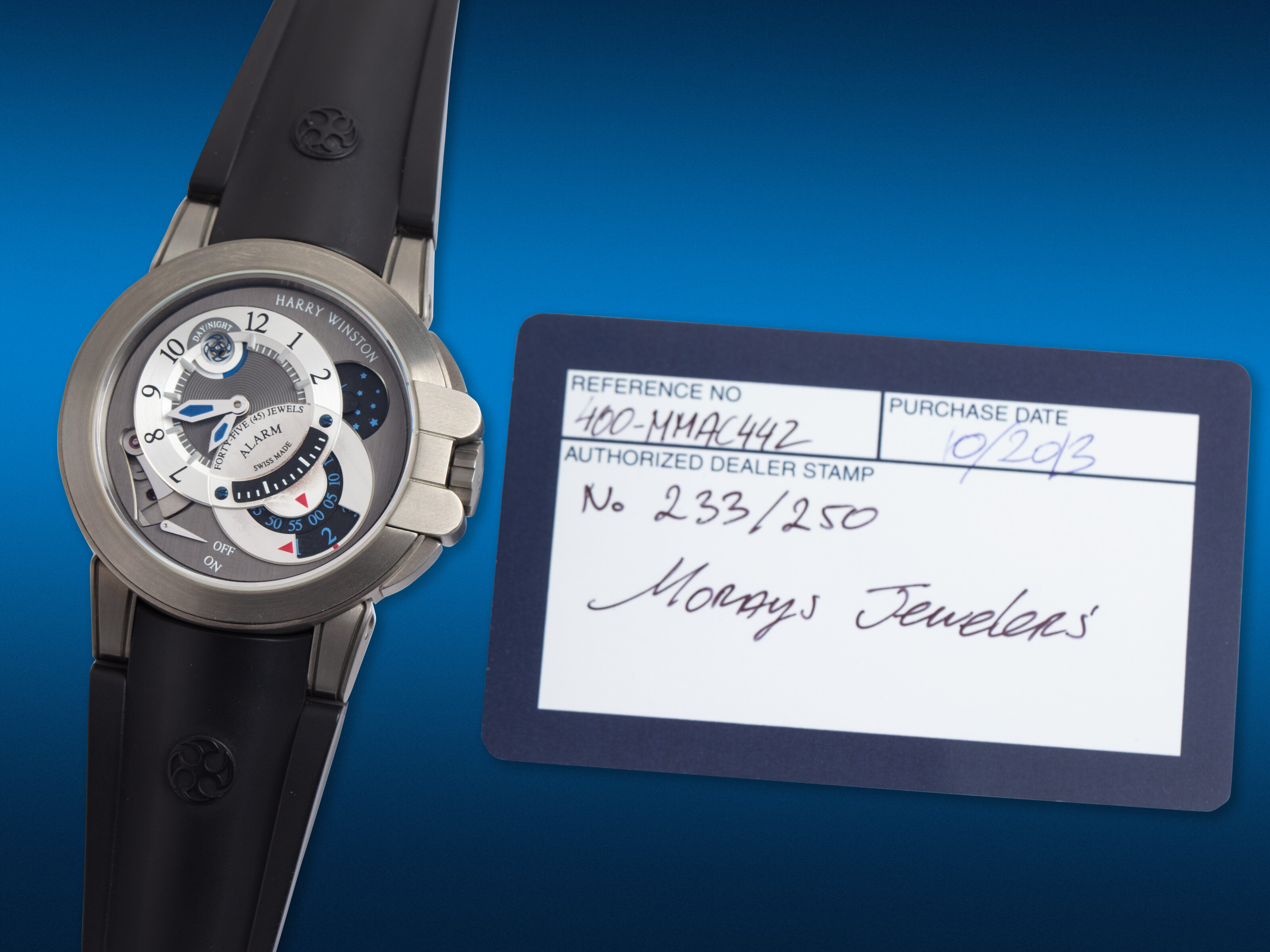 HARRY WINSTON, OCEAN PROJECT Z6 REF. 400/MMAC44ZC.K , A LIMITED