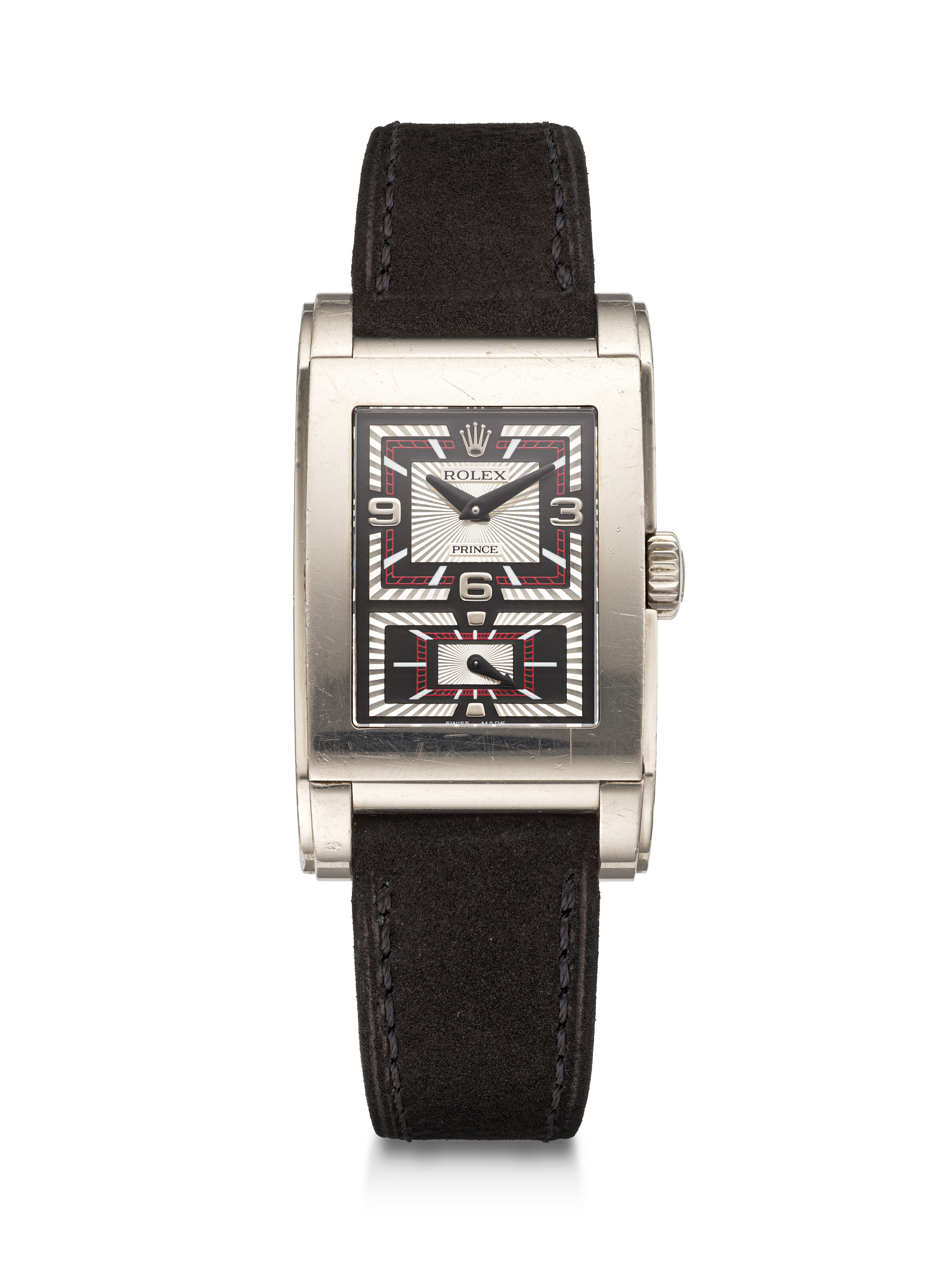ROLEX, WHITE GOLD 'CELLINI PRINCE', REF. 5443/9, SERIAL NO