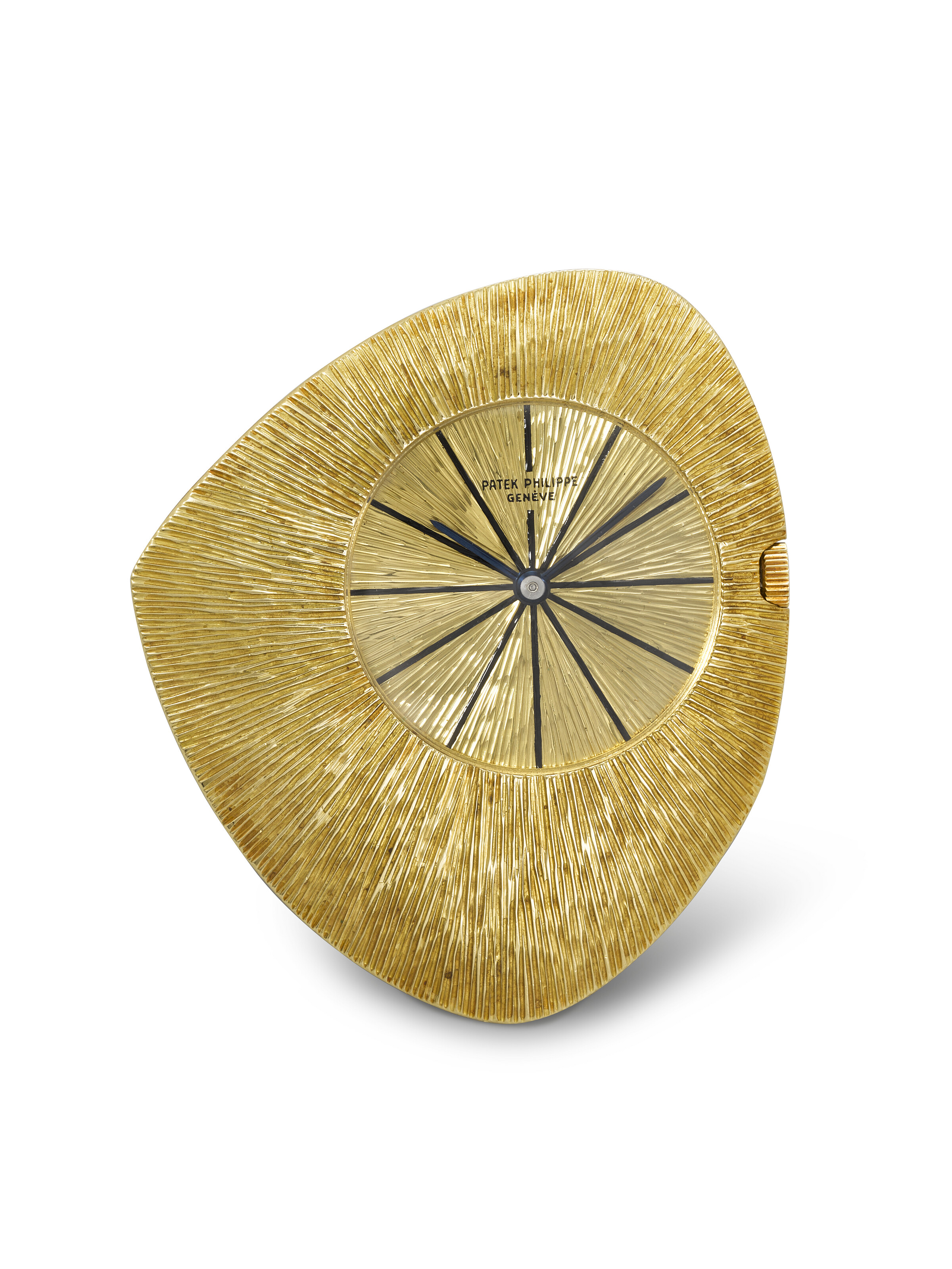 Patek Philippe. A very rare and unusual 18k gold asymmetrical keyless lever pocket watch, circa 1962. Ricochet model, ref. 788-1J, movement no. 788'551, case no. 311'967, offered in Rare Watches on 10 November 2025 at Christie's in Geneva