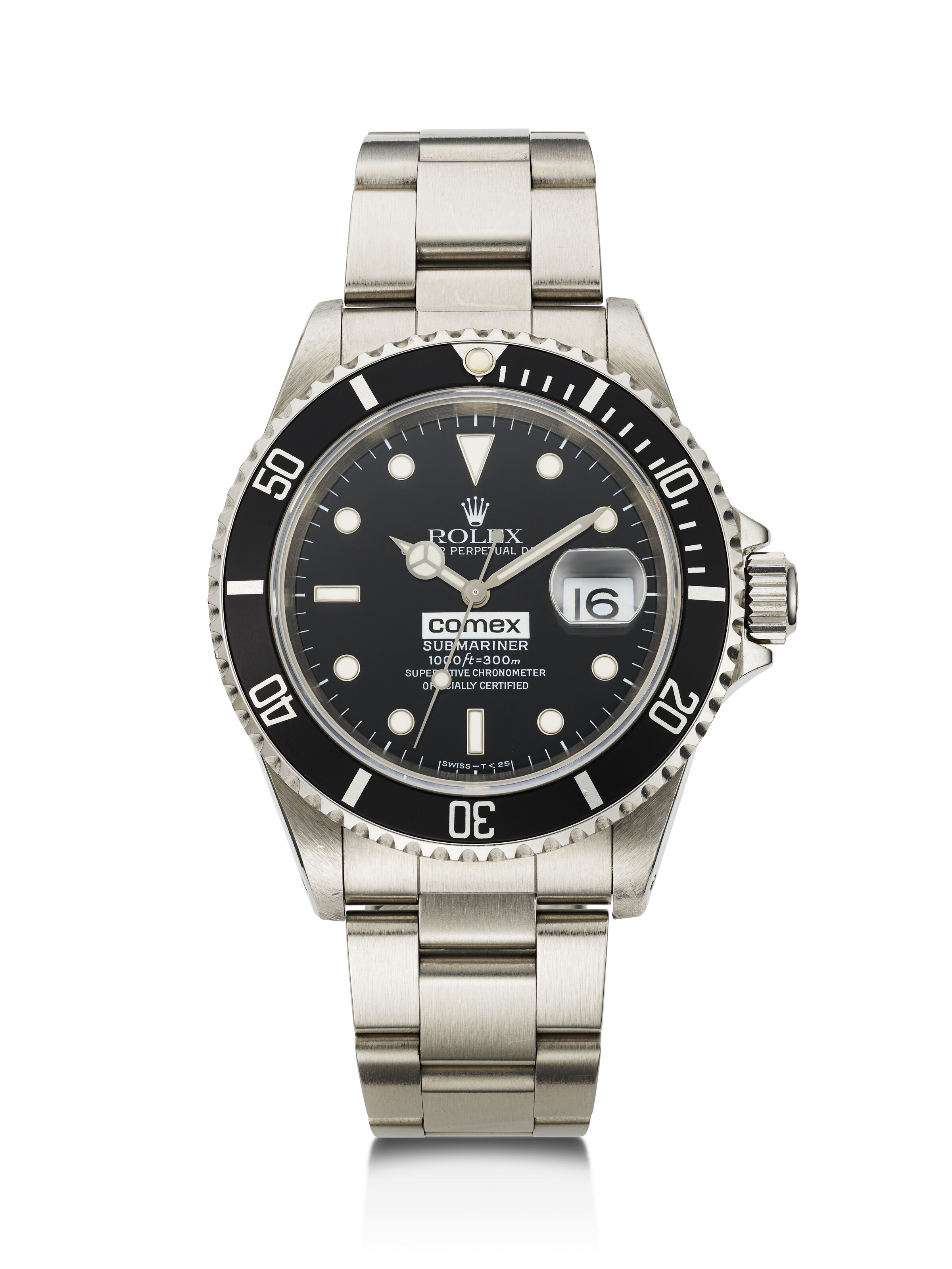 ROLEX, VERY RARE STAINLESS STEEL 'SUBMARINER 'COMEX'', REF. 16610