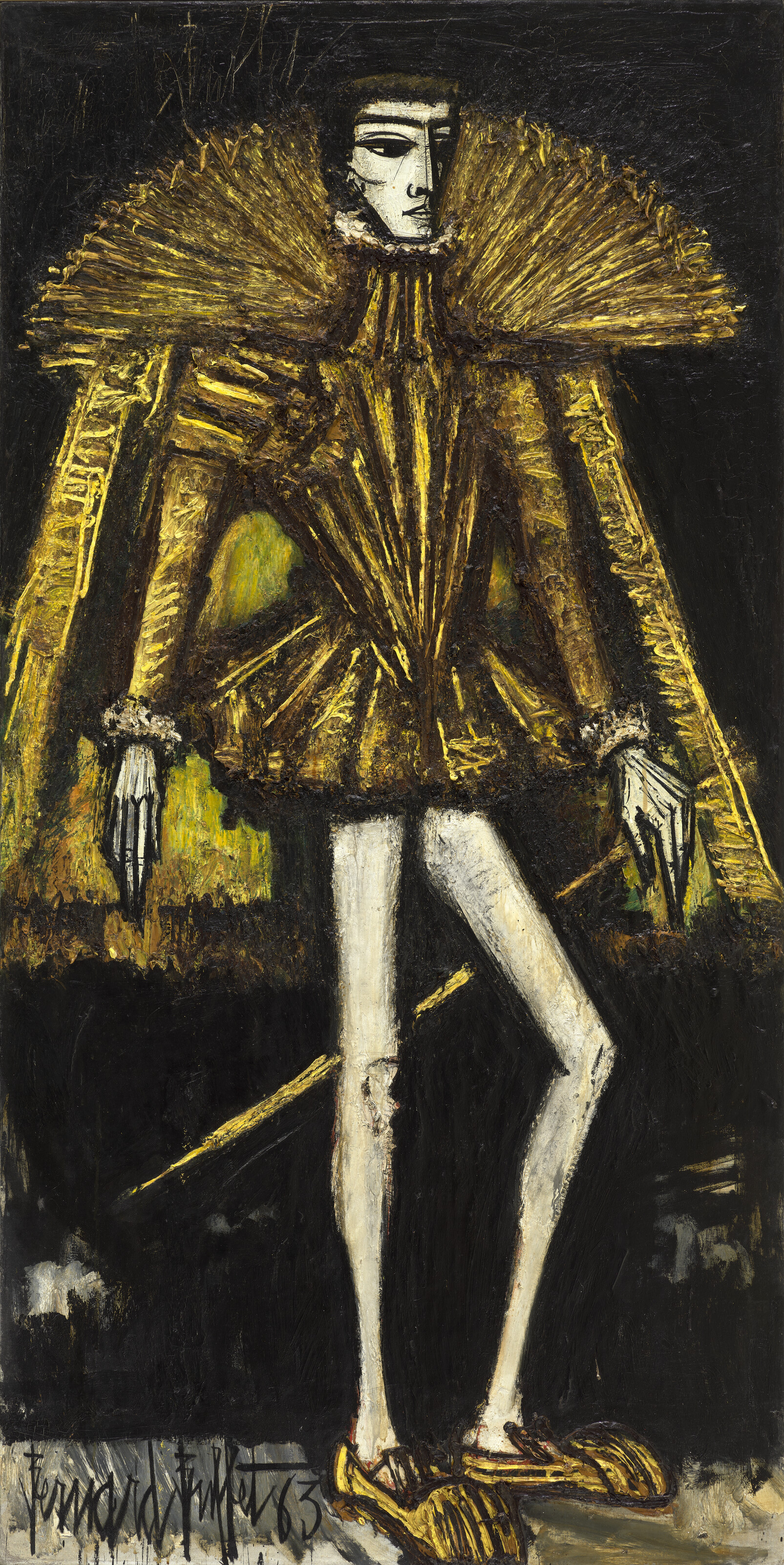 Bernard Buffet 肖像画 1928年作 Bernard Buffet 肖像画 1928年作 Bernard Buffet (French, 1928