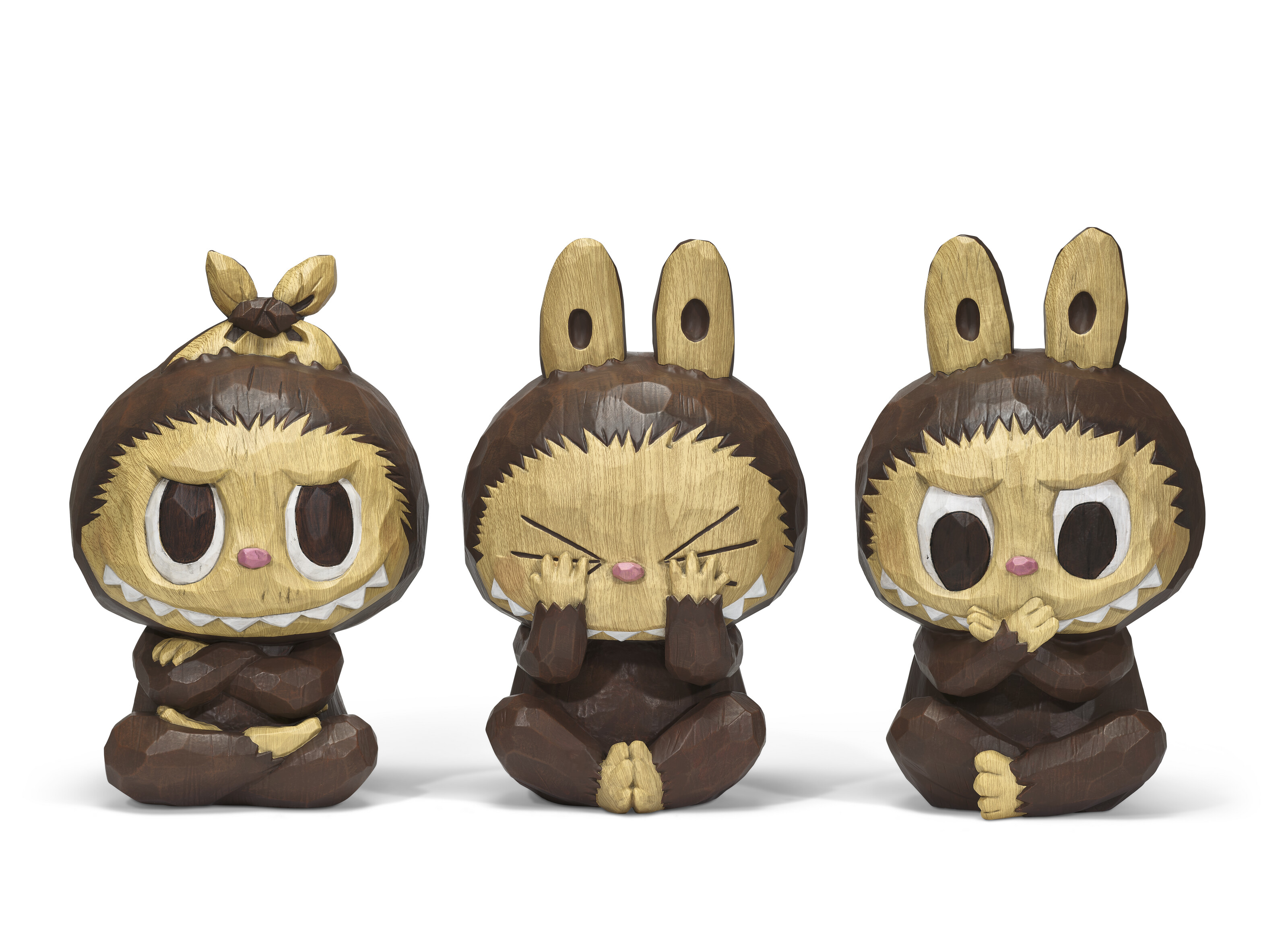 KASING LUNG (B. 1972), Three Wise Labubu Series: Don't Hear, Don't