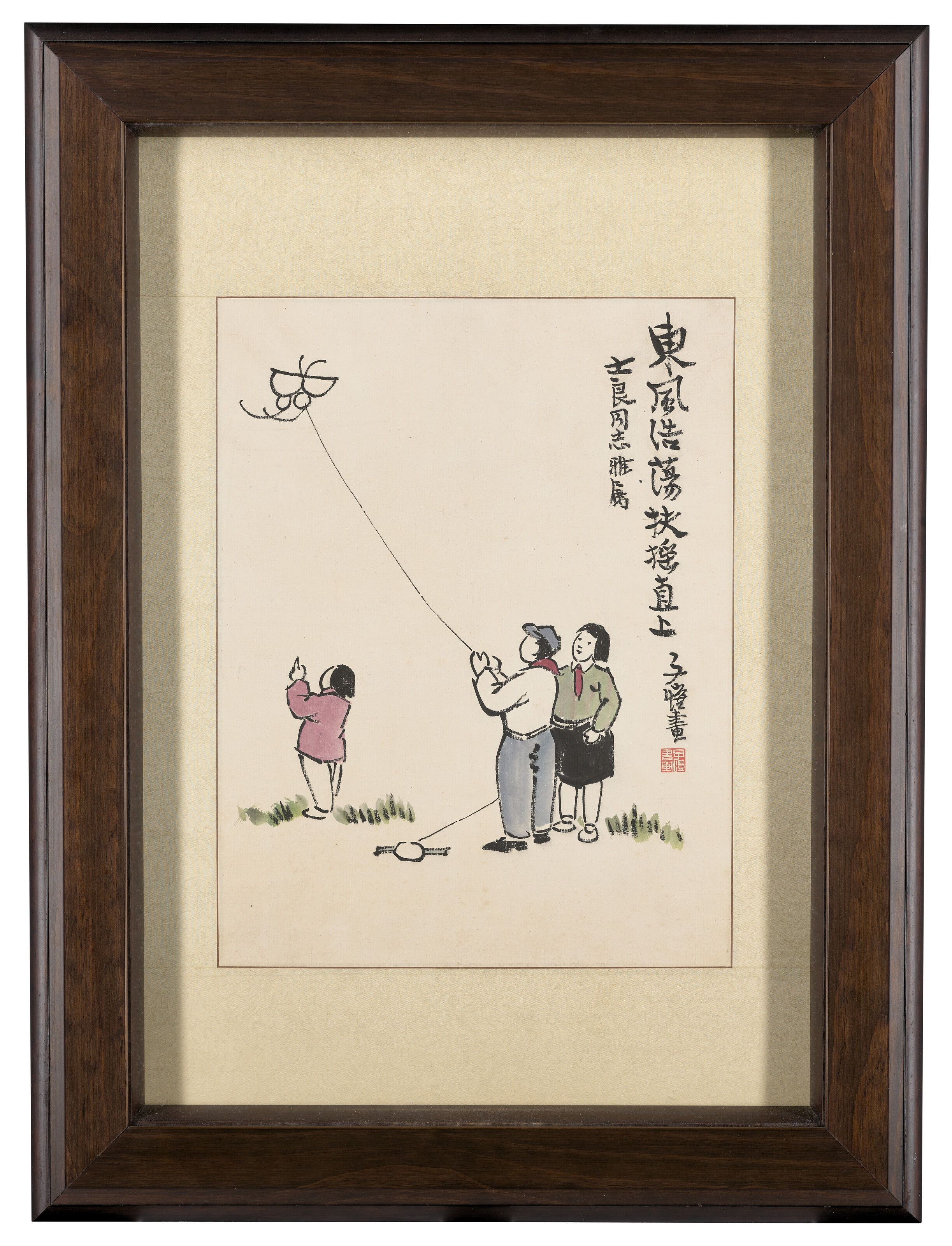 豐子愷卷軸 豐子愷（1898-1975）, 天涯靜處無征戰| Christie's