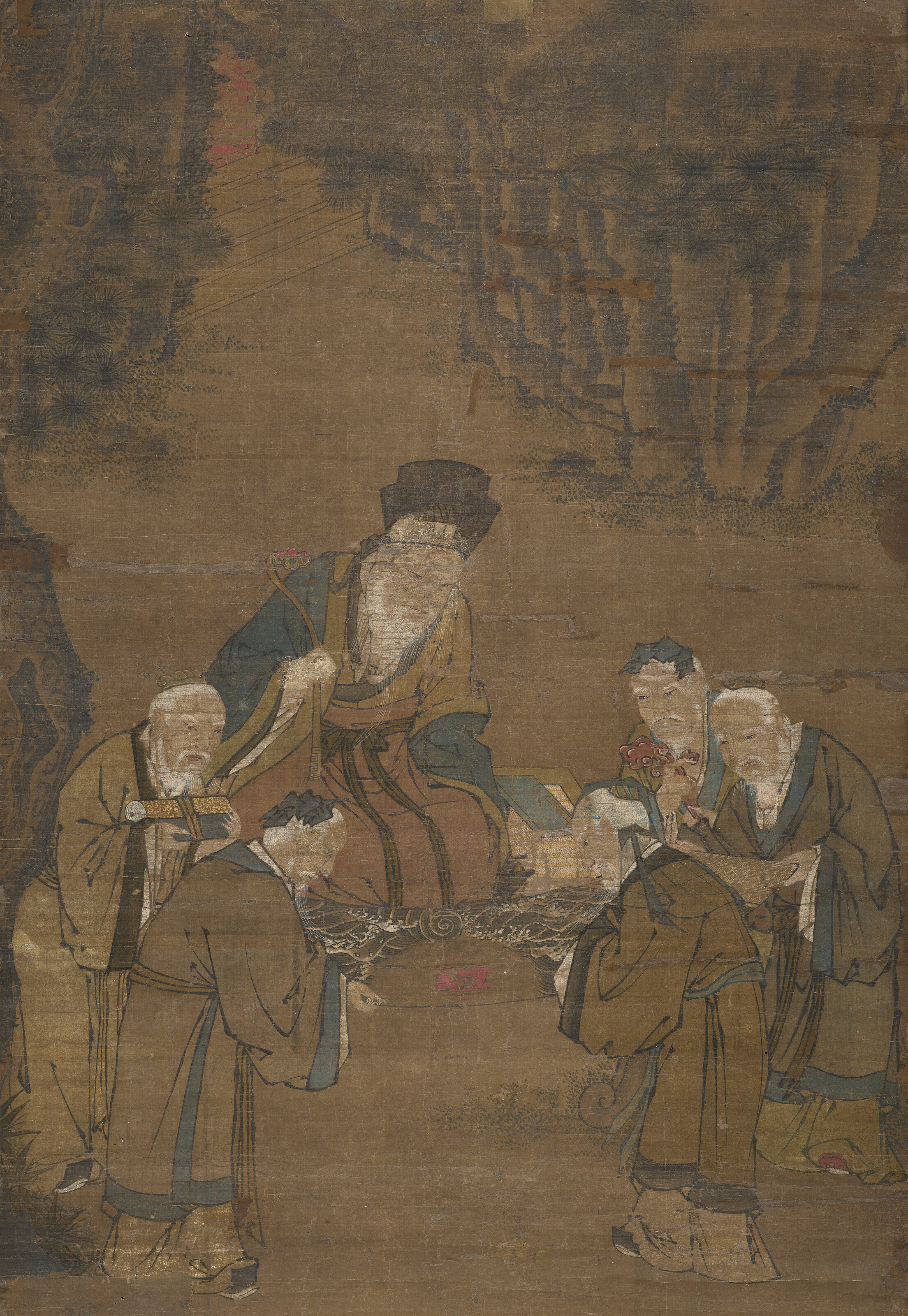 Catalog image of Five Elders Contributing Paintings