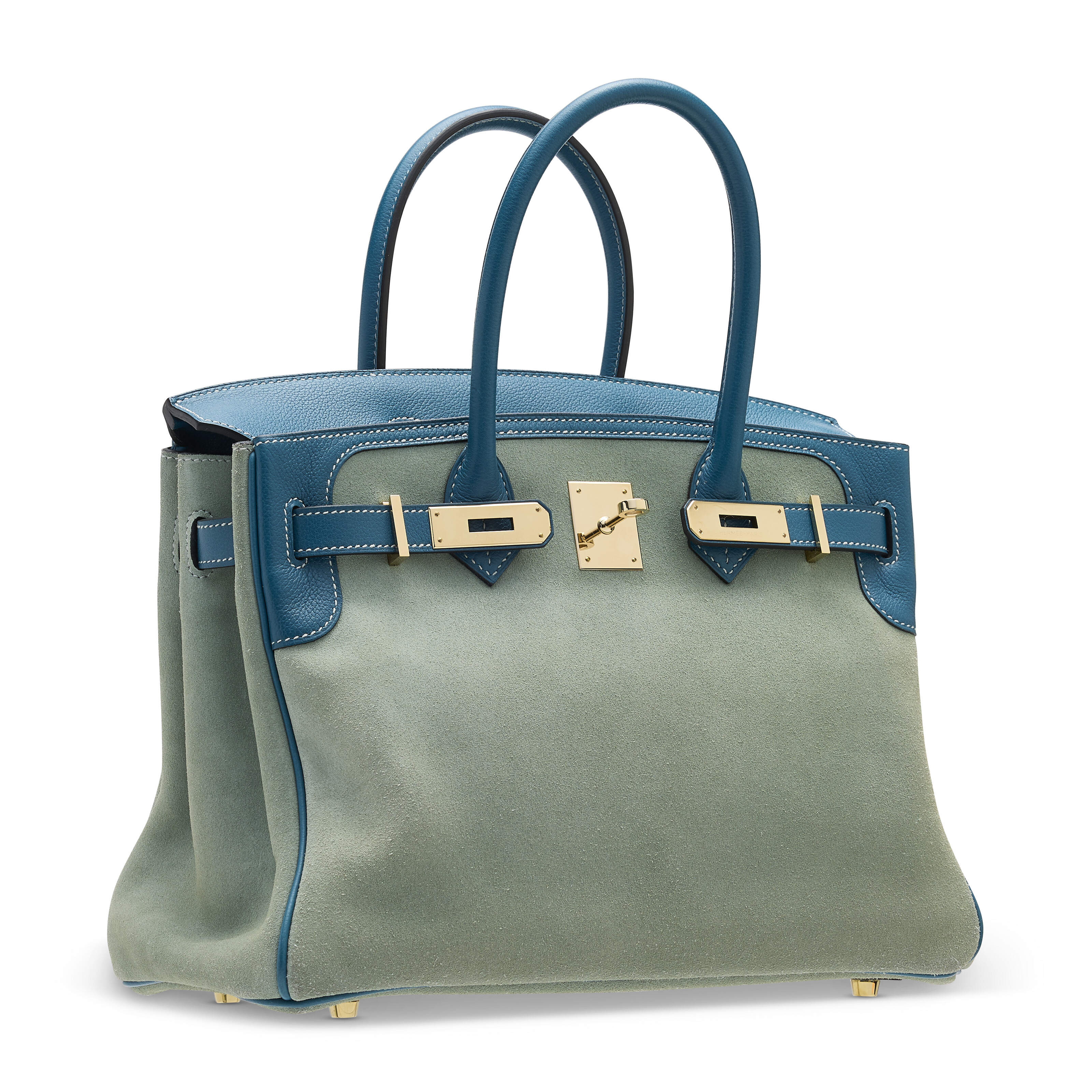 A LIMITED EDITION BLEU DE GALICE EVERCOLOR LEATHER & CIEL VEAU