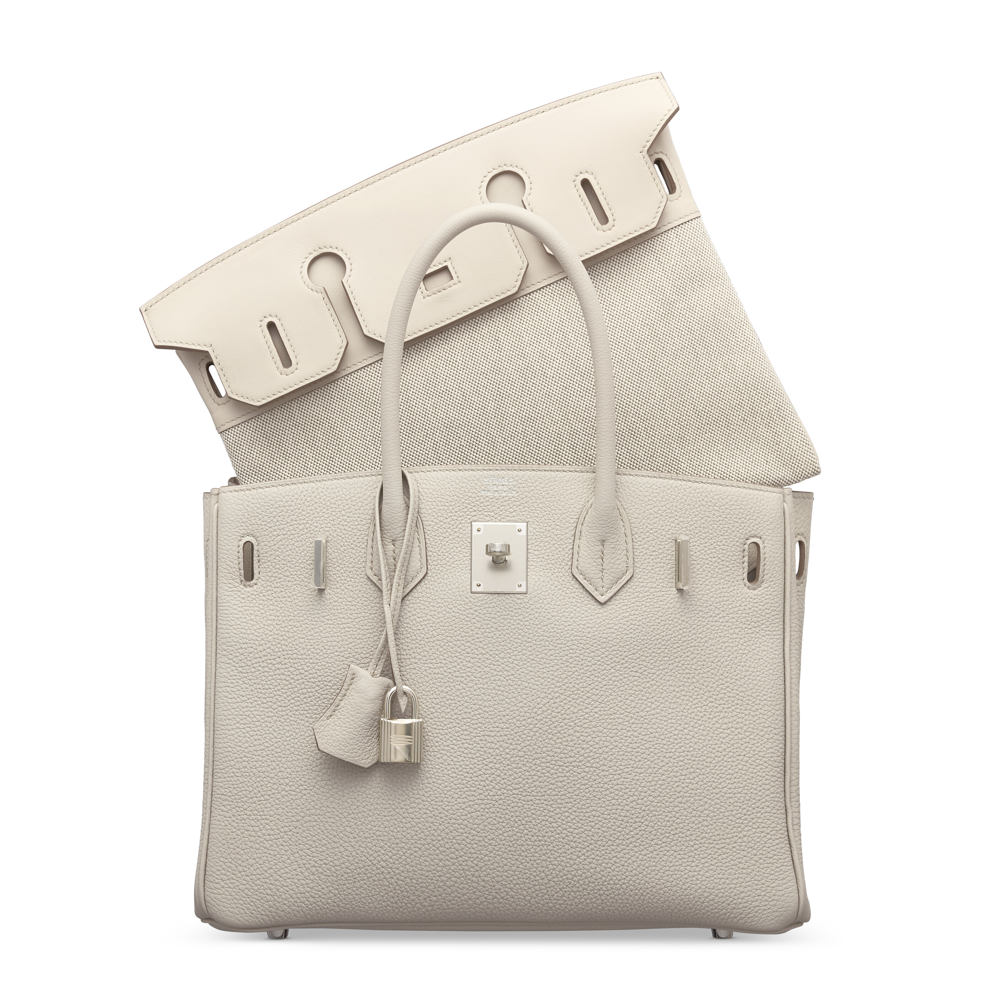 A LIMITED EDITION BÉTON TOGO & SWIFT LEATHER 3 IN 1 BIRKIN 30 WITH