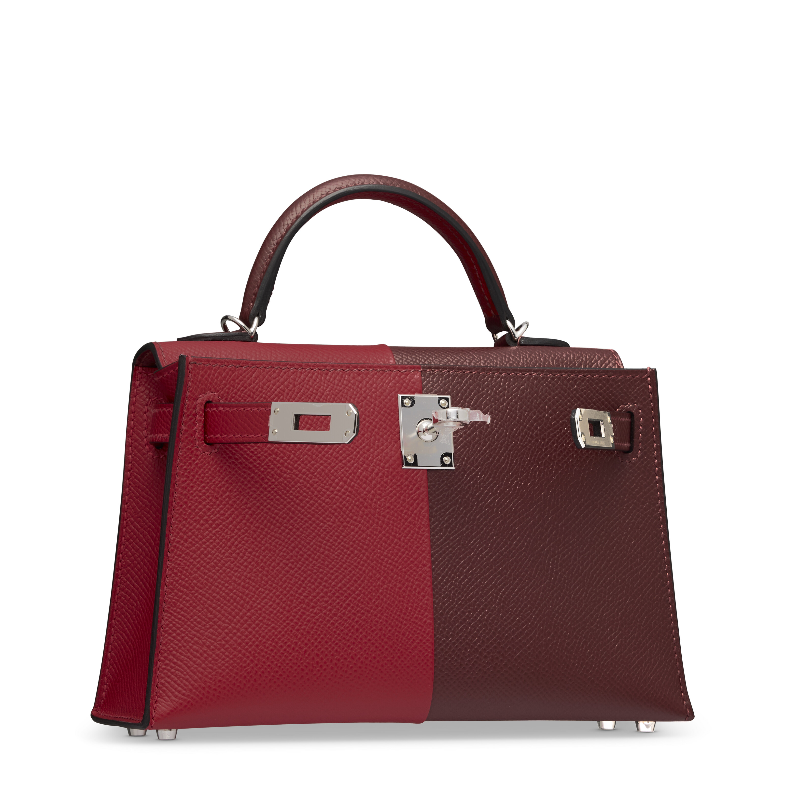 A LIMITED EDITION ROUGE H & ROUGE CASAQUE EPSOM LEATHER MINI KELLY