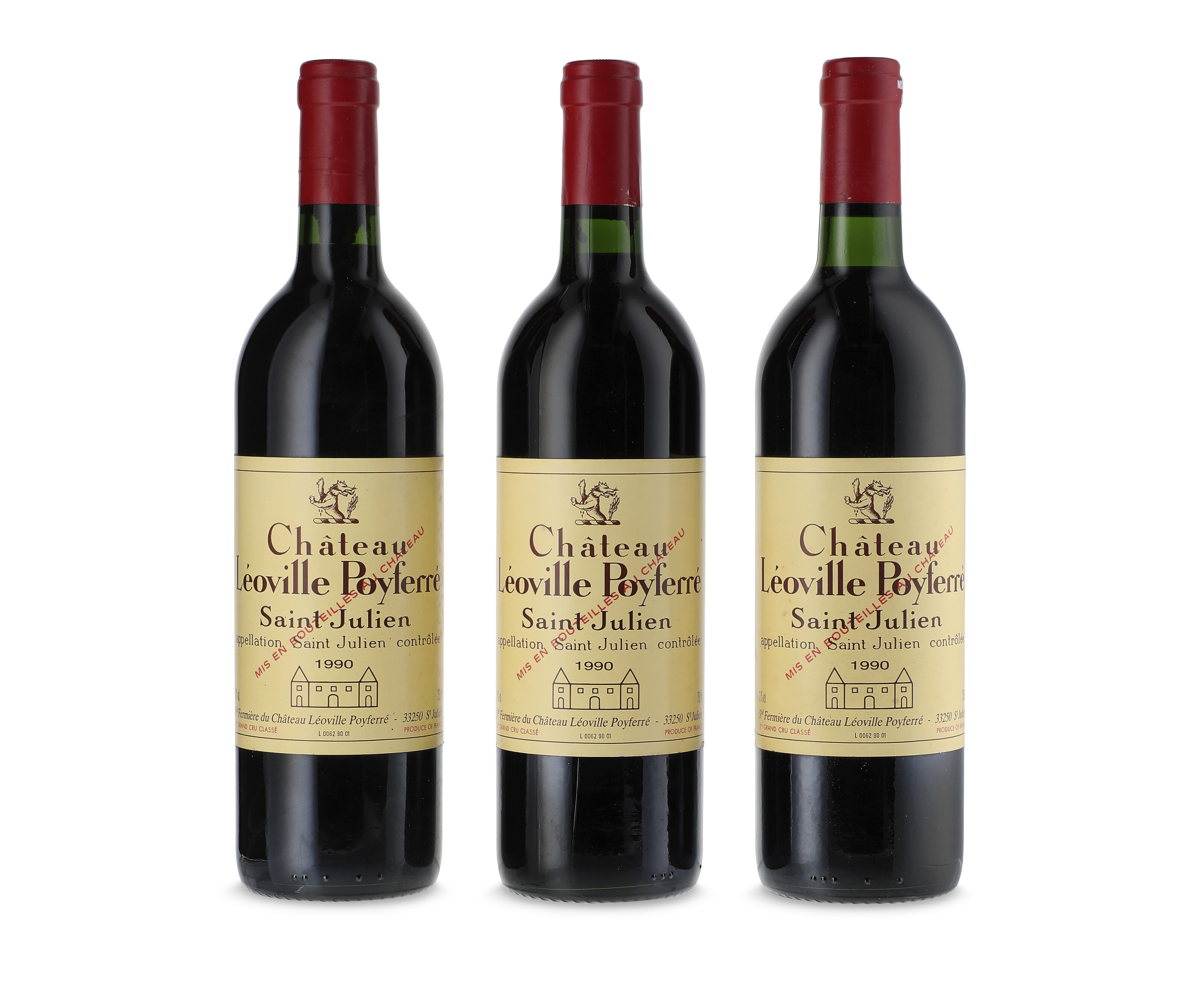 ETIQUETTE DE VIN chateau leoville poyferre saint julien 1981 neuf - EUR