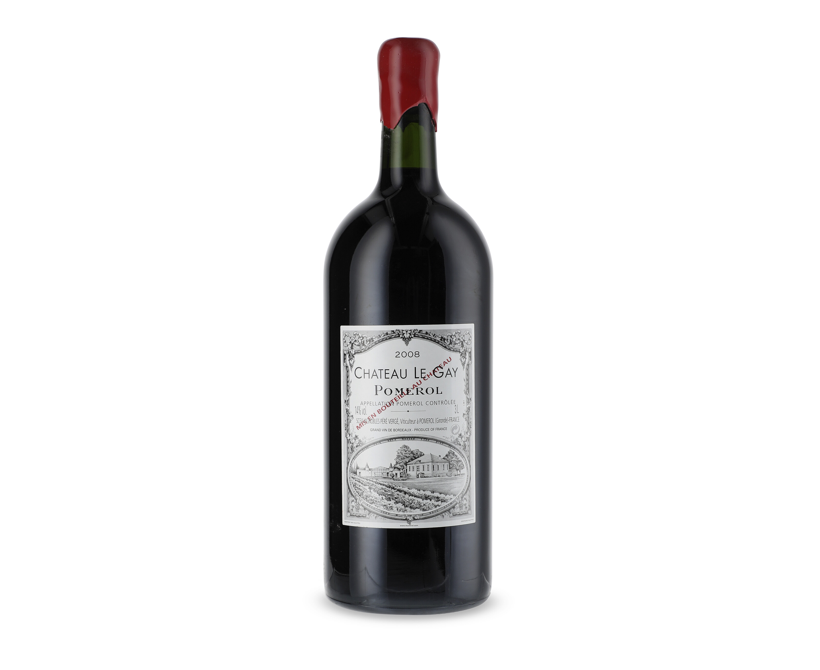 Château Le Gay 2008, PomerolSlightly chipped wax capsule | Christie's