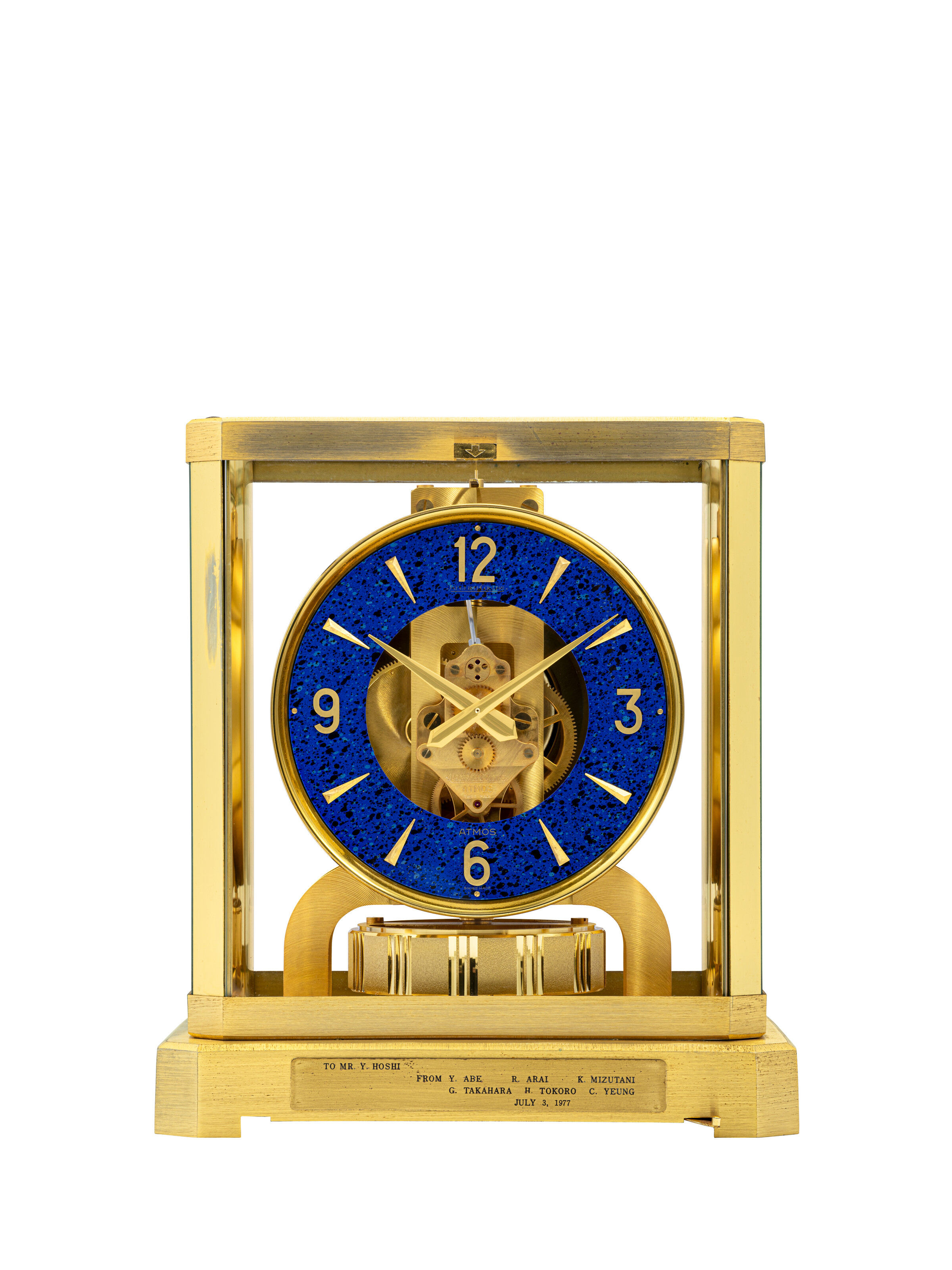 JAEGER-LECOULTRE, ATMOS CLOCK, MOVEMENT NO. 427'680 | Christie's