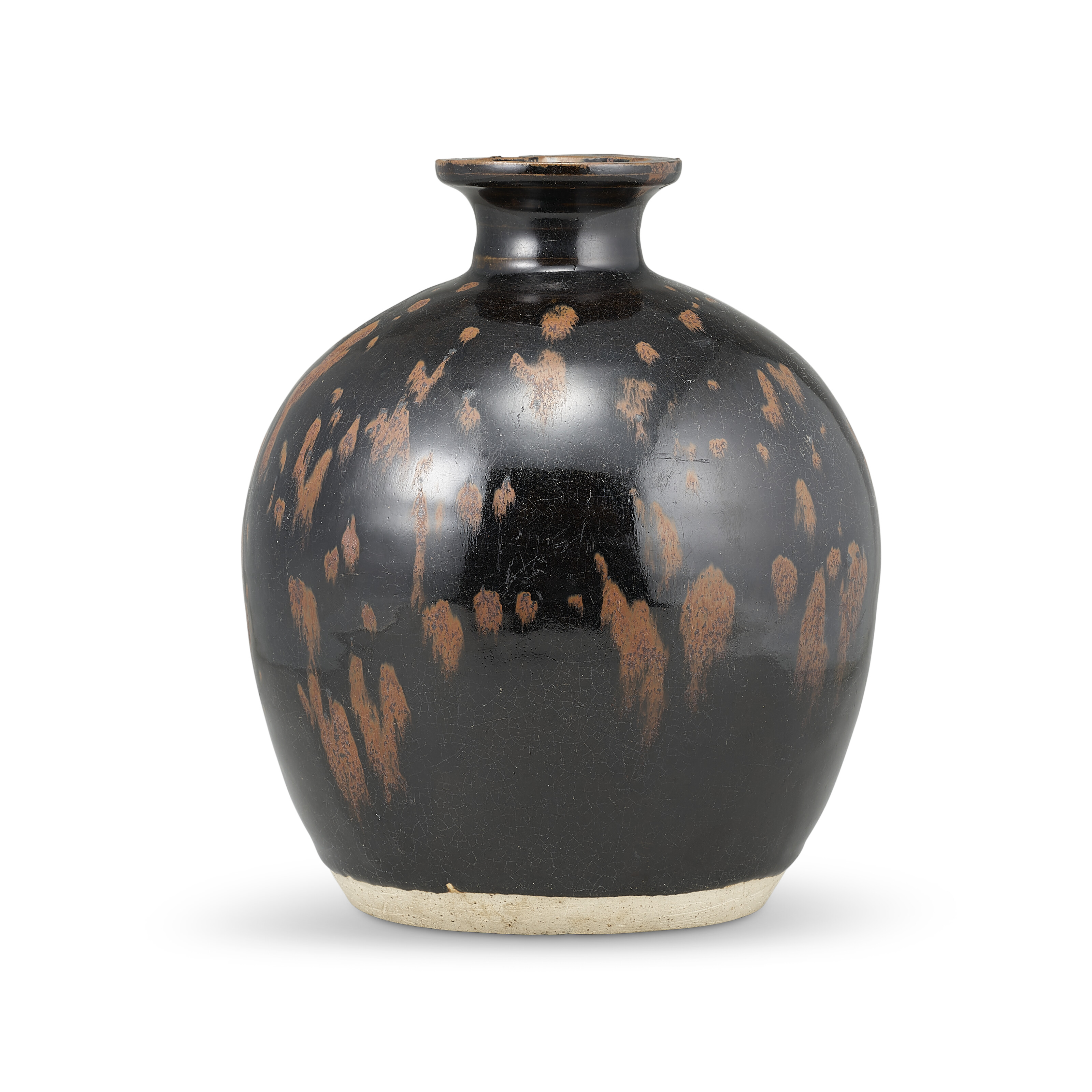 北宋河南黑釉褐斑吐魯瓶, NORTHERN SONG DYNASTY (960-1127) | Christie's
