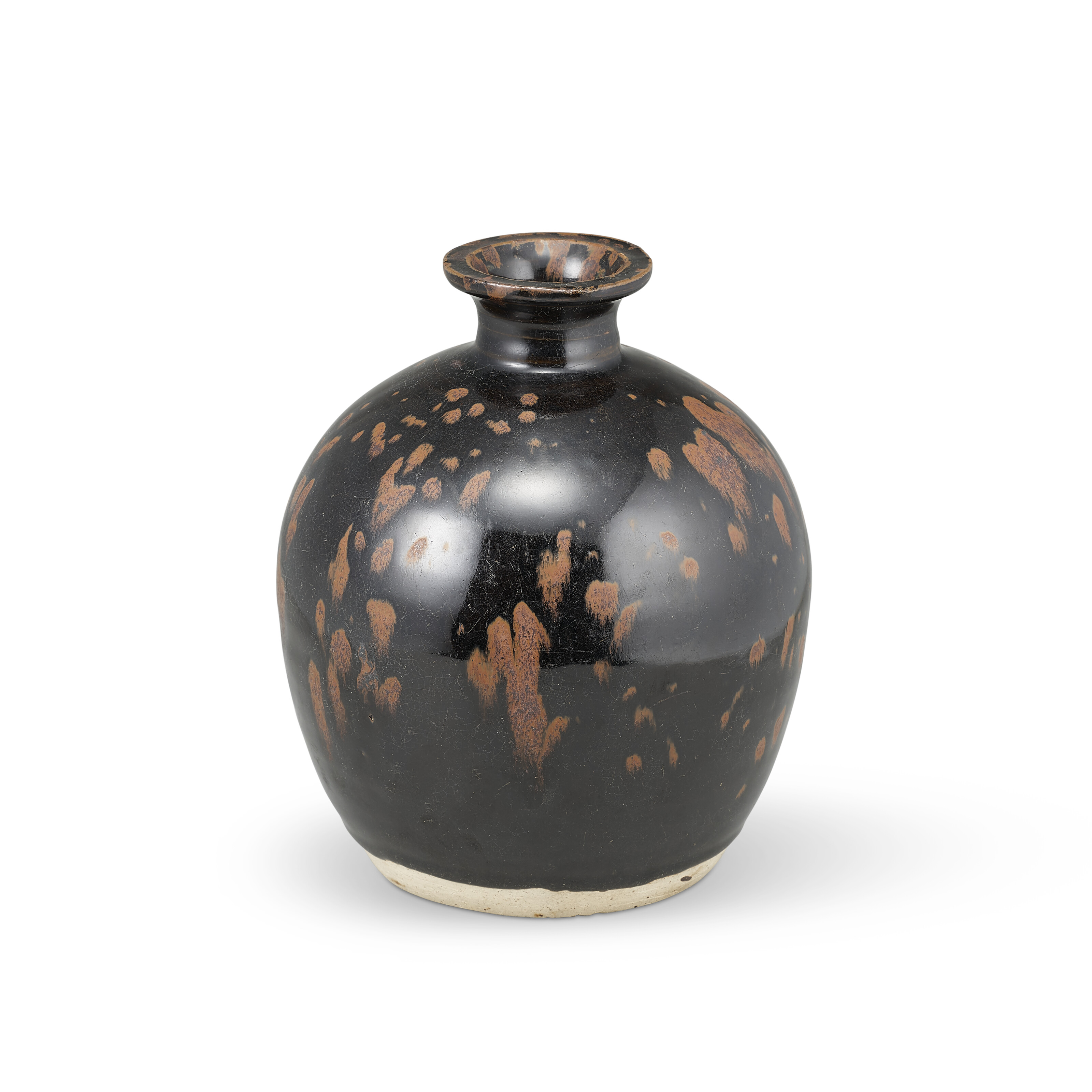 北宋河南黑釉褐斑吐魯瓶, NORTHERN SONG DYNASTY (960-1127) | Christie's