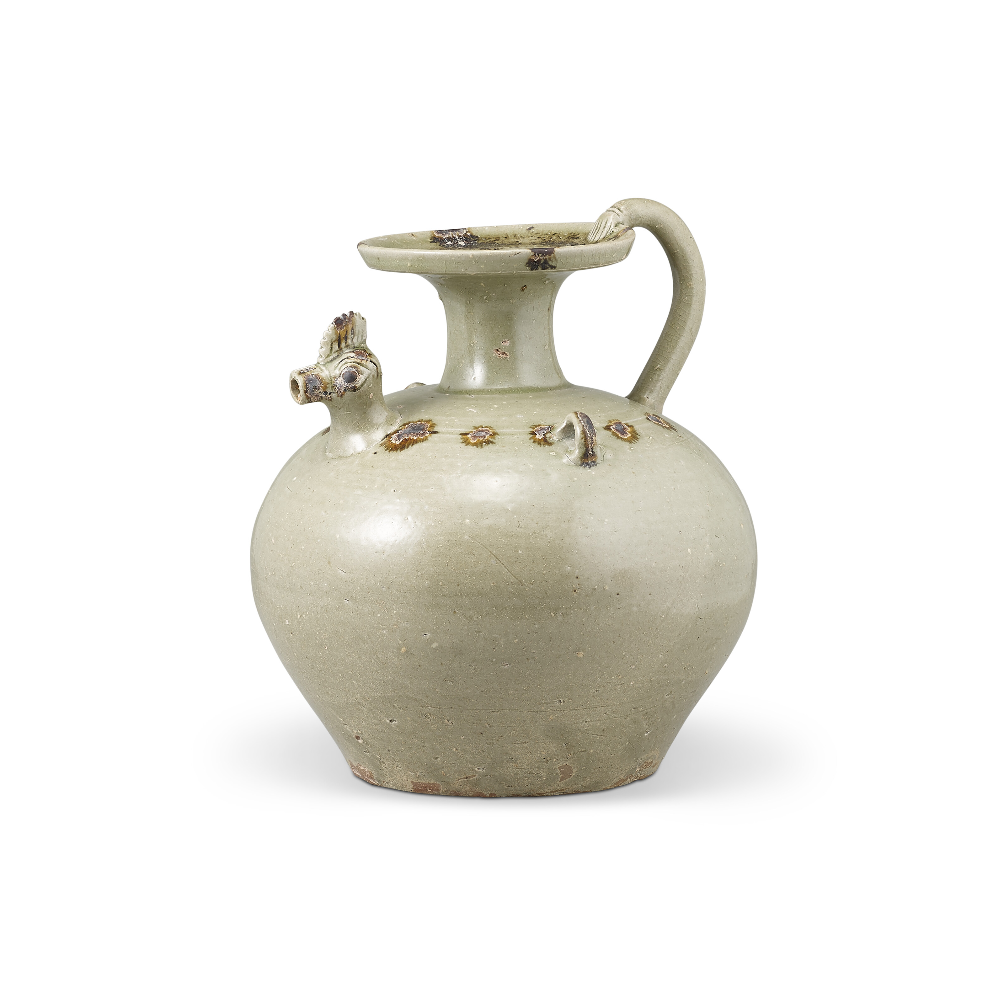 西晉越窯青釉雞首壺, WESTERN JIN DYNASTY (265-317) | Christie's