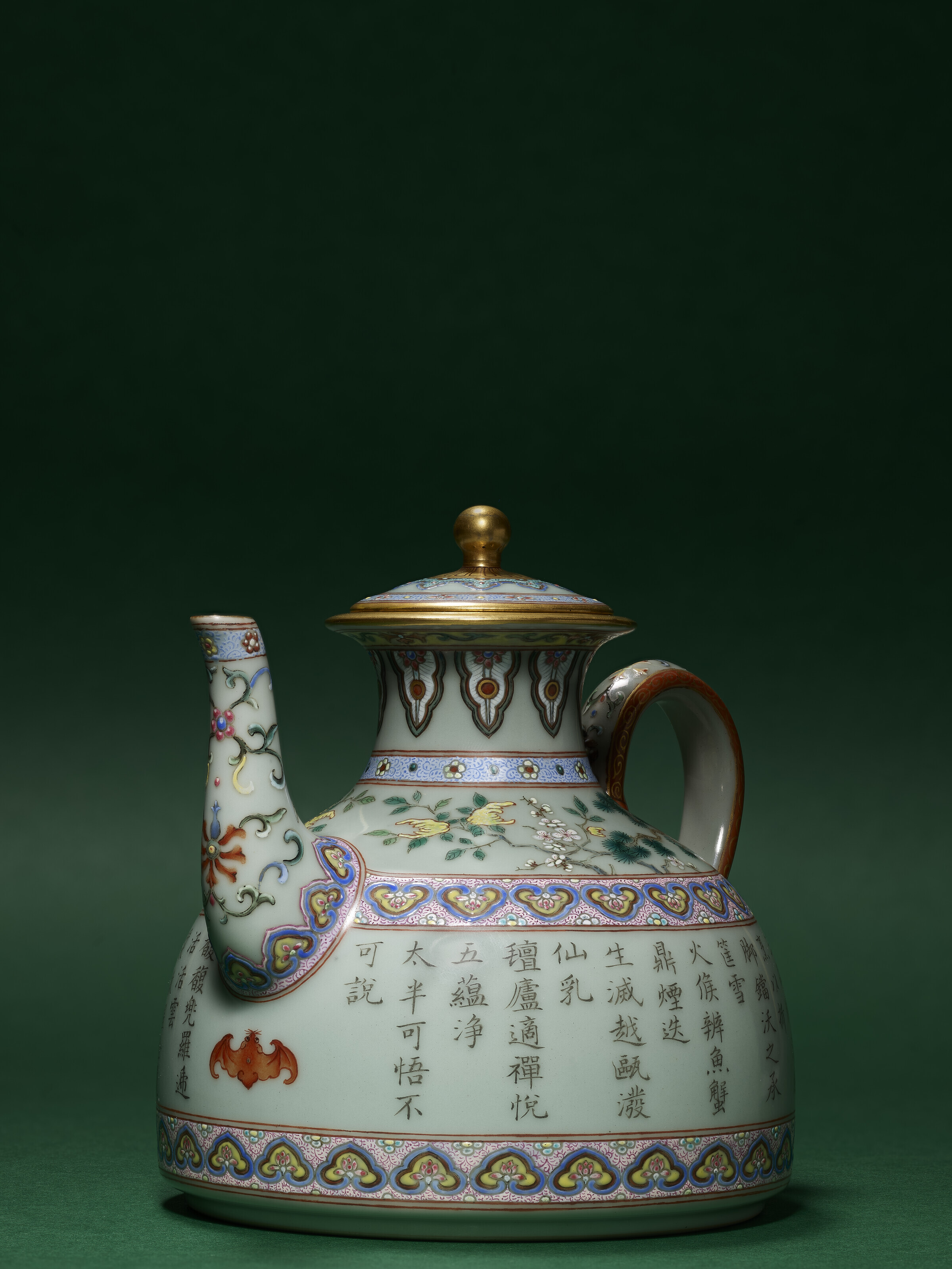 THREE PURITIES TEA CELADON GROUND TEAPOT
