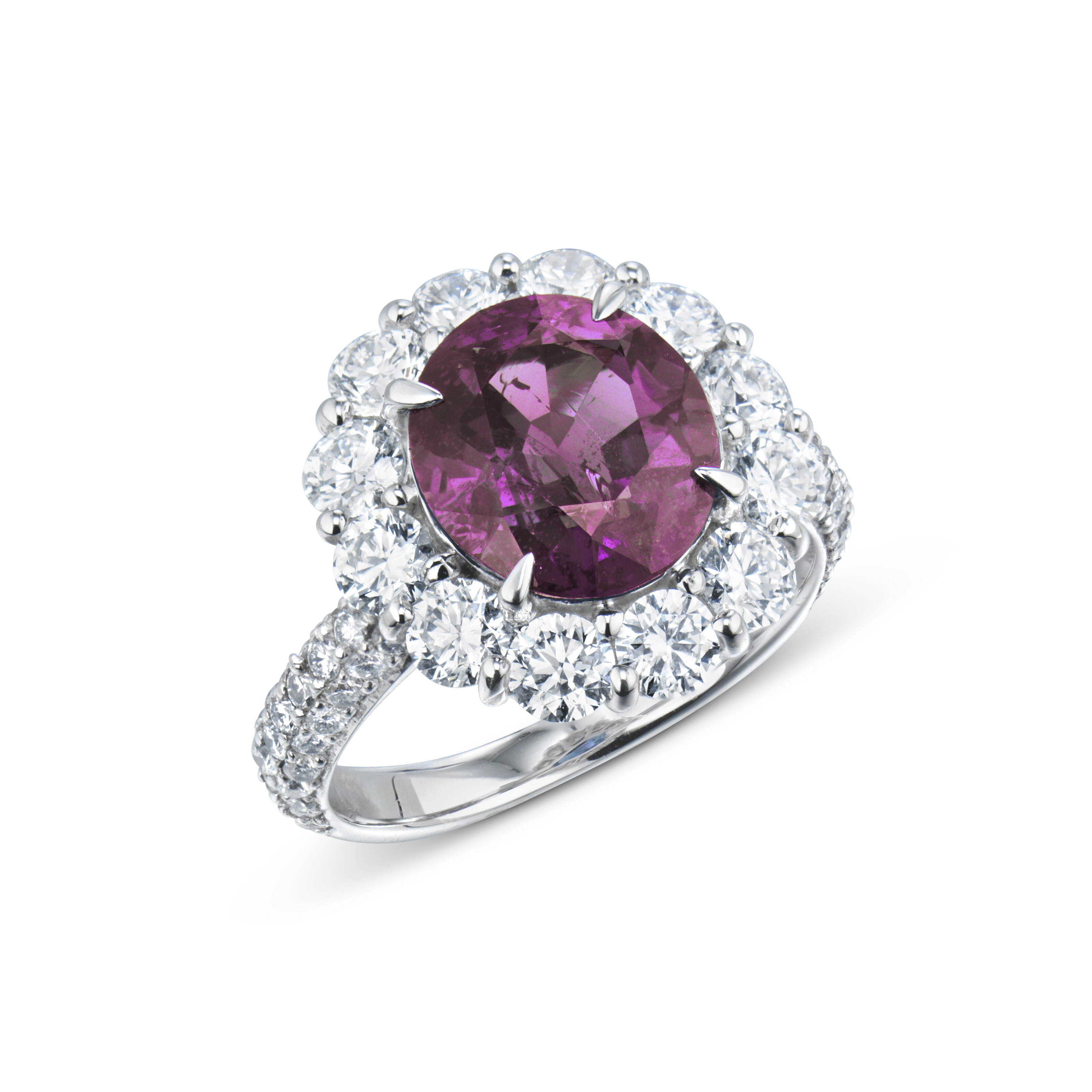 Catalog image of ALEXANDRITE AND DIAMOND RING