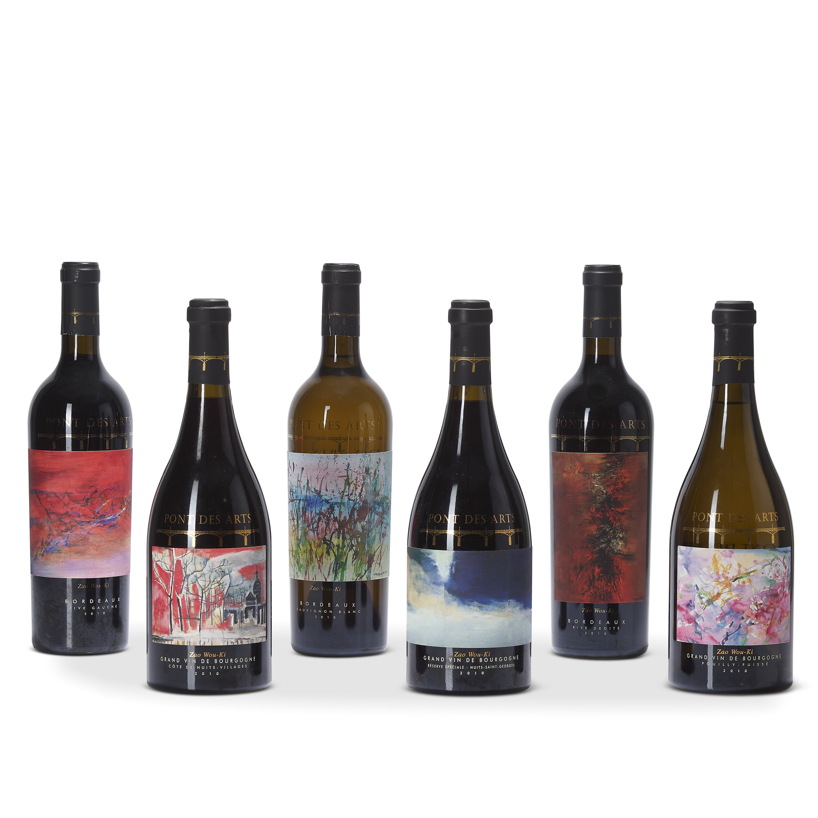 Pont des Arts, Zao Wou-Ki Assortment 2010, Rive Droite Bordeaux (3