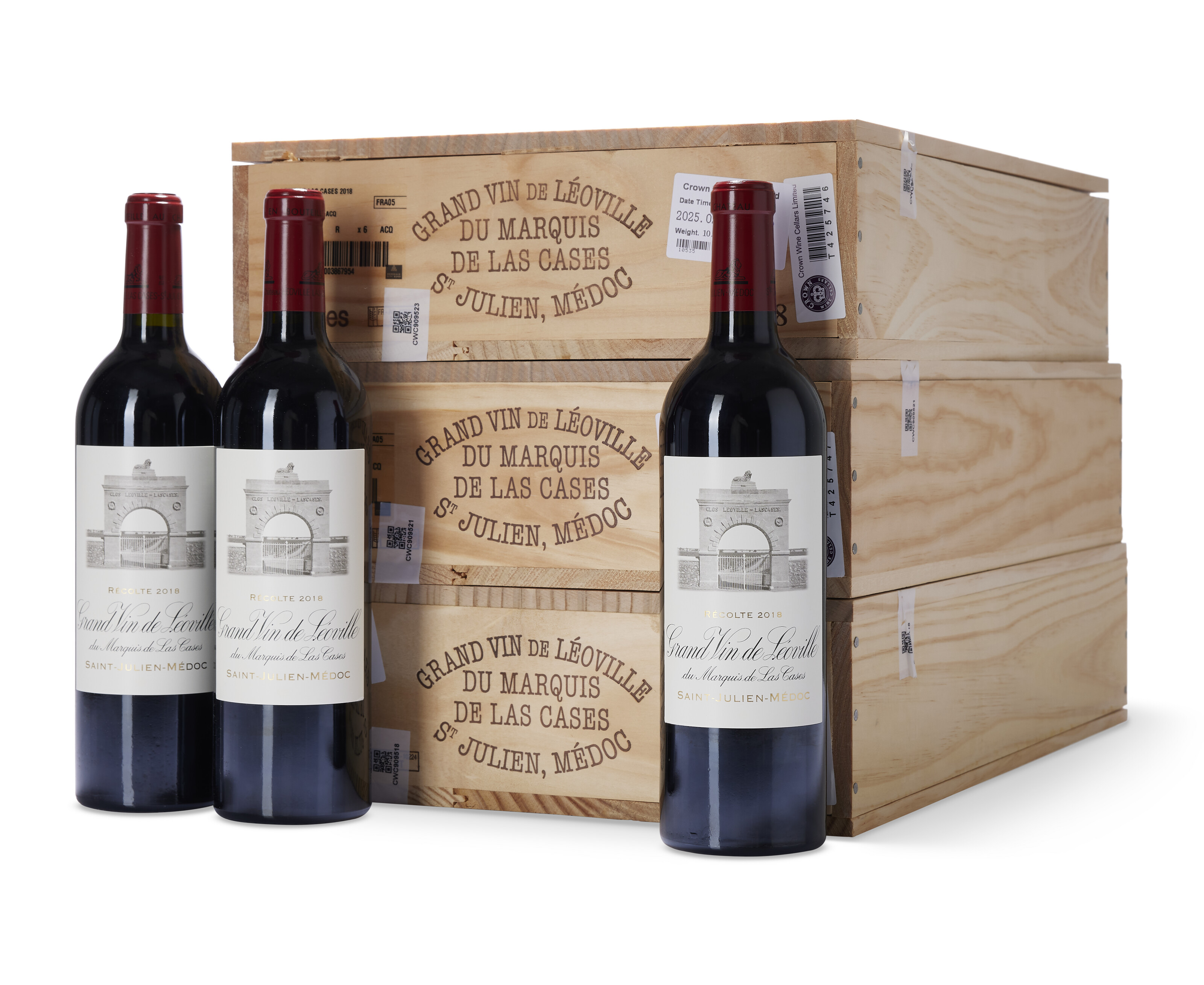 Chateau Leoville Las Cases Saint Julien 2018 (750ml) main image 0