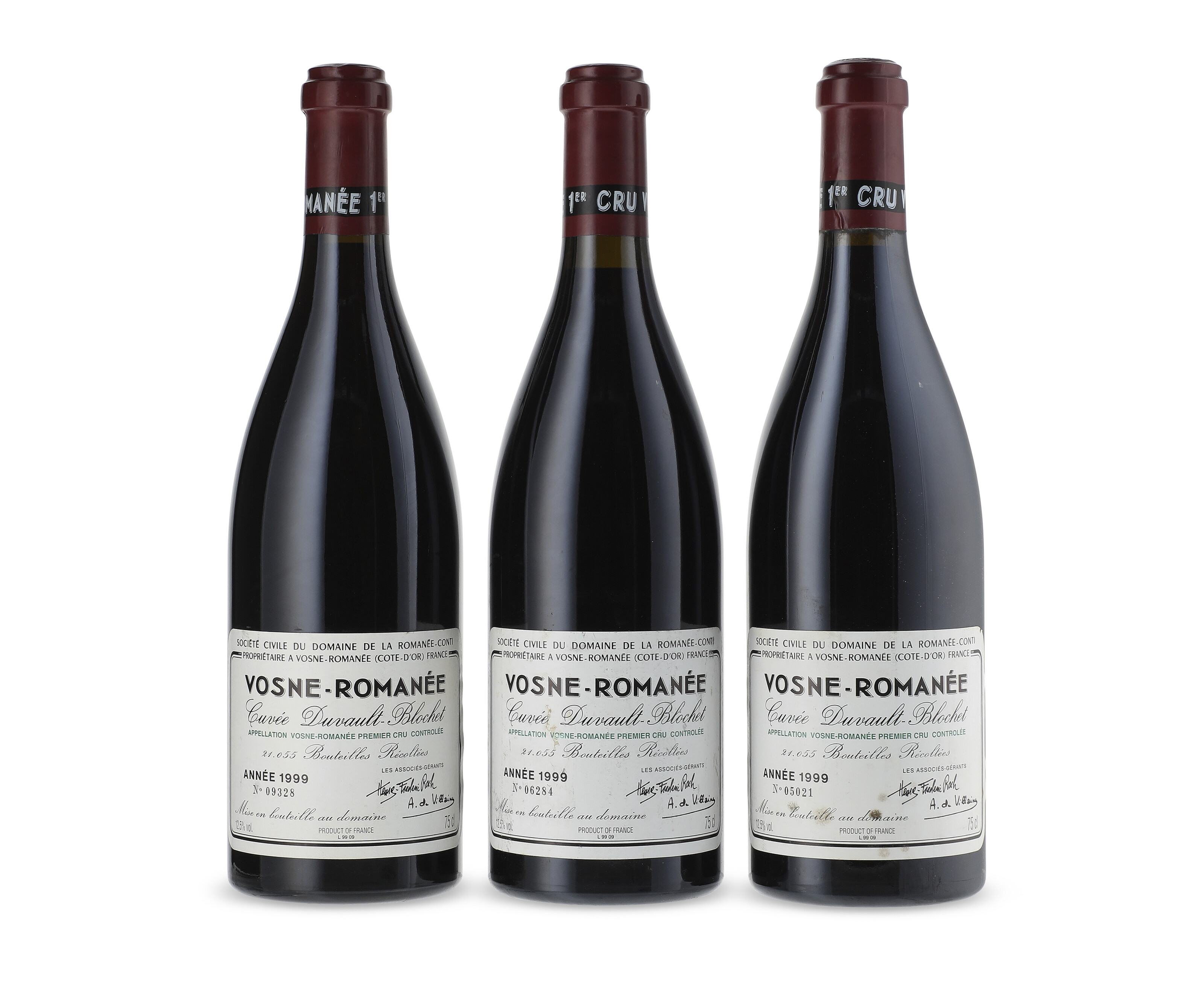 Vosne-Romanée Cuvée Duvault-Block 1999 1999 Domaine de la Romanée-Conti Vosne-Romanée 1er Cru Cuvée