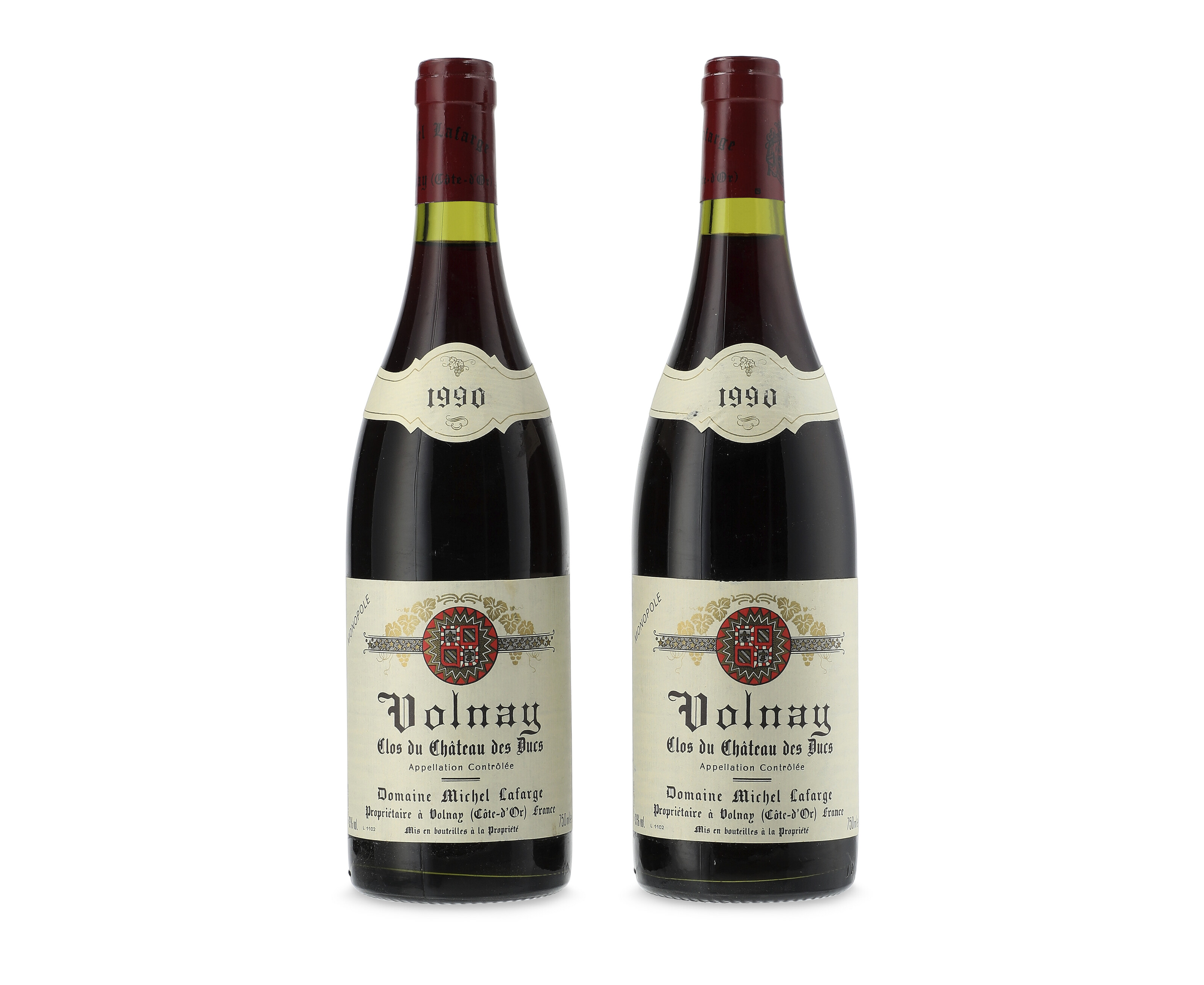 Domaine Michel Lafarge, Volnay Clos du Château des Ducs 1990, Côte de ...