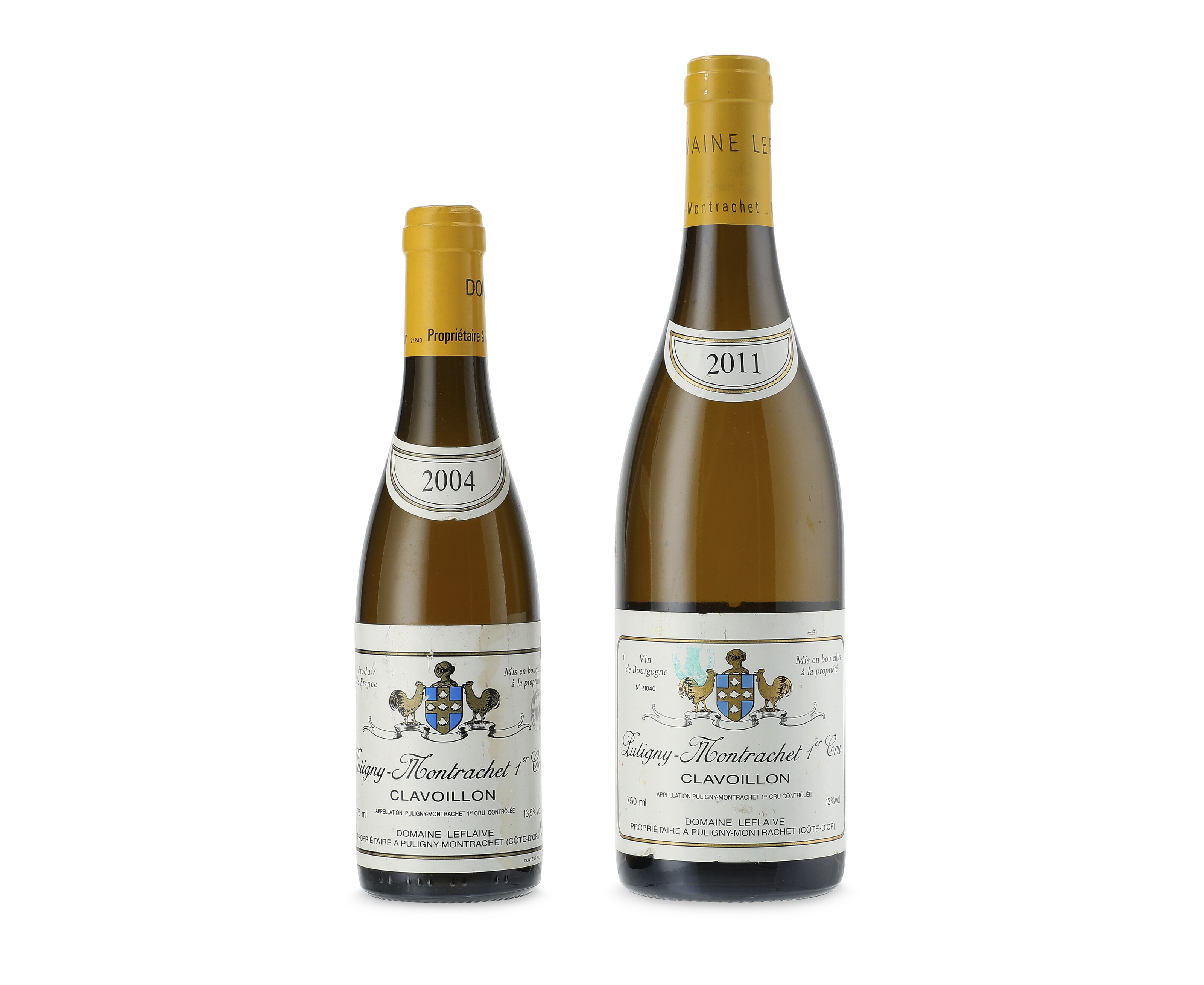 Mixed 2004 & 2011 Domaine Leflaive, Puligny Montrachet Clavoillon ...