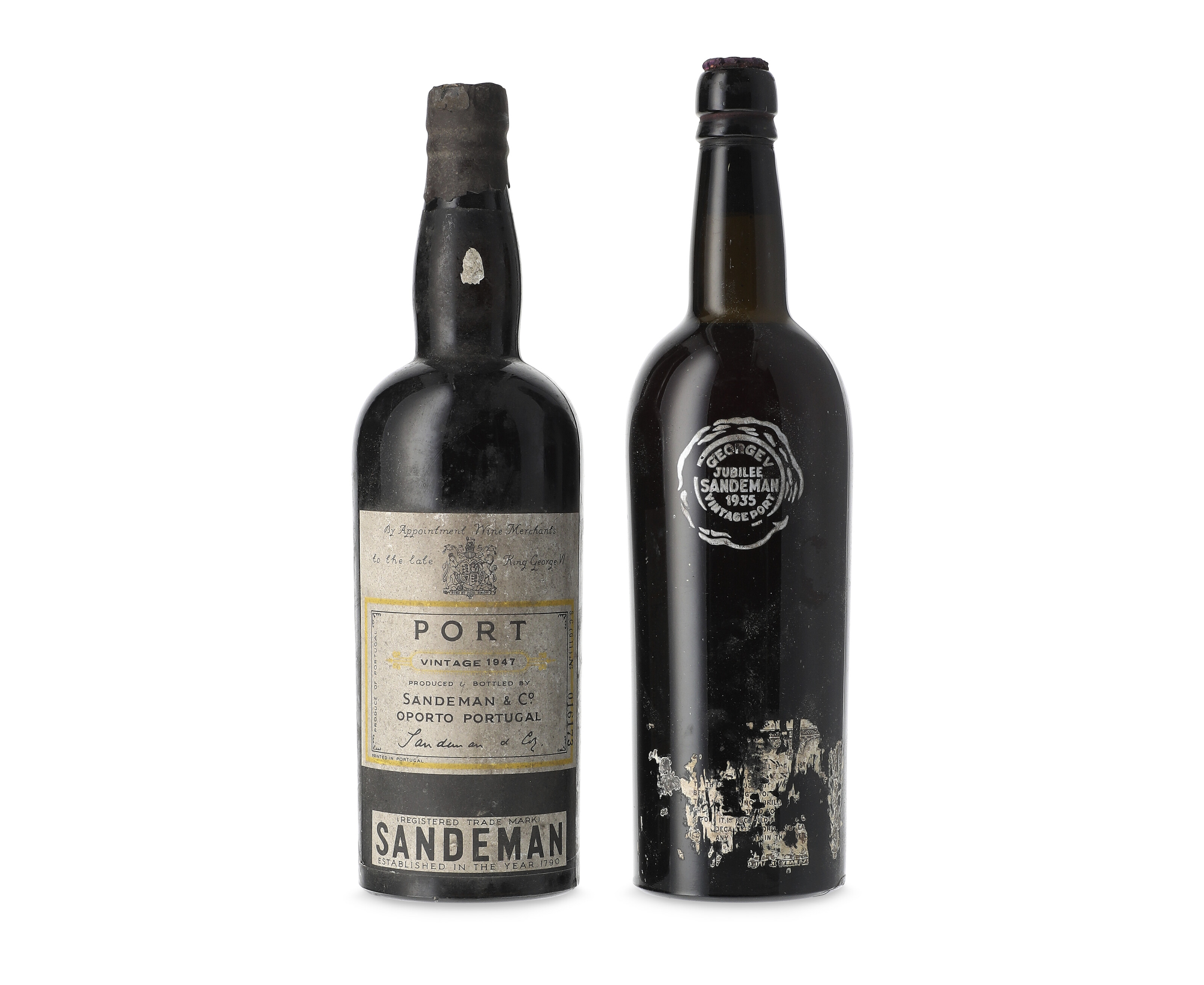 Mixed Sandeman, Vintage Port, 1931 Sandeman, Vintage Portu. us, heavily ...