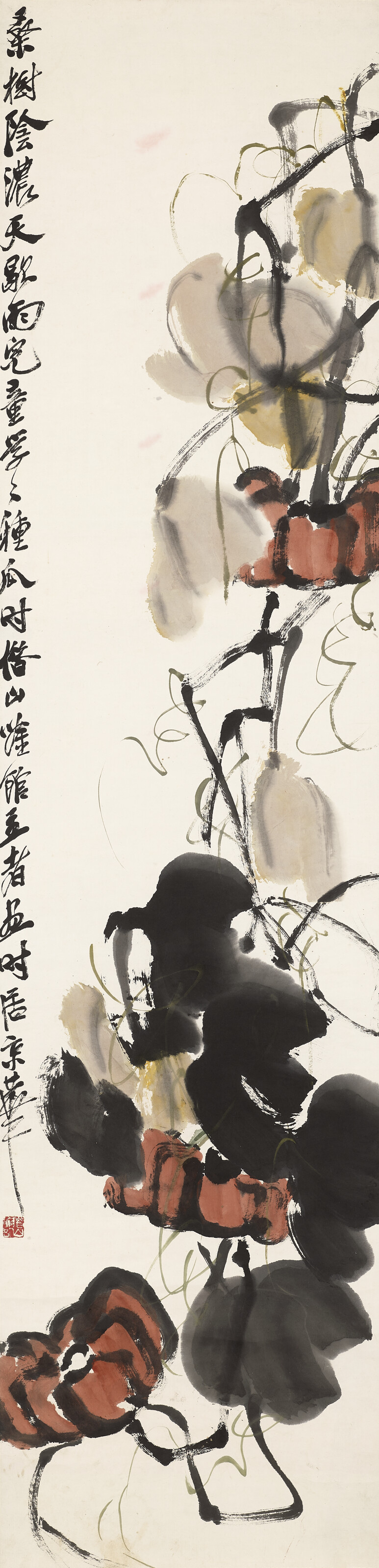 斉白石の「牽牛花図」 齊白石, 牽牛花| Christie's