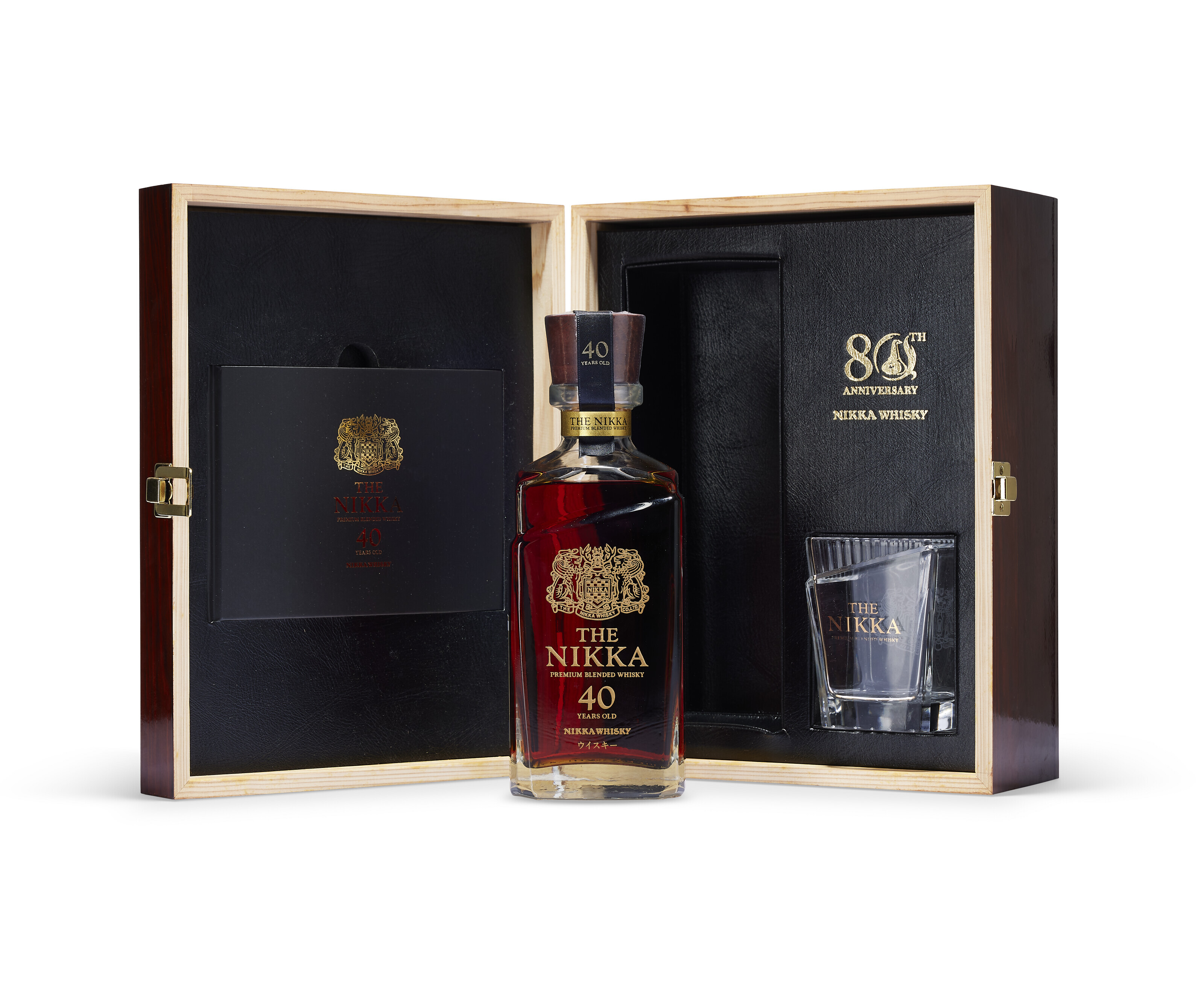 The Nikka 40 Year Old, u. ts, 43% vol, bottle #0073 of 1000, with