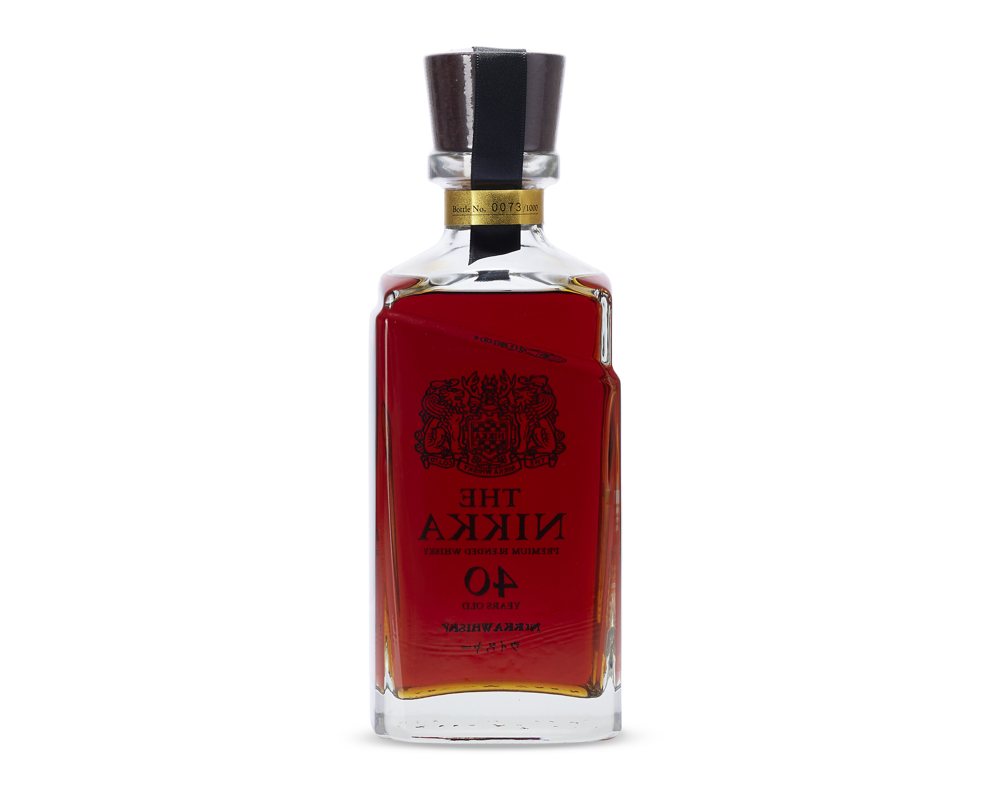 The Nikka 40 Year Old, u. ts, 43% vol, bottle #0073 of 1000, with