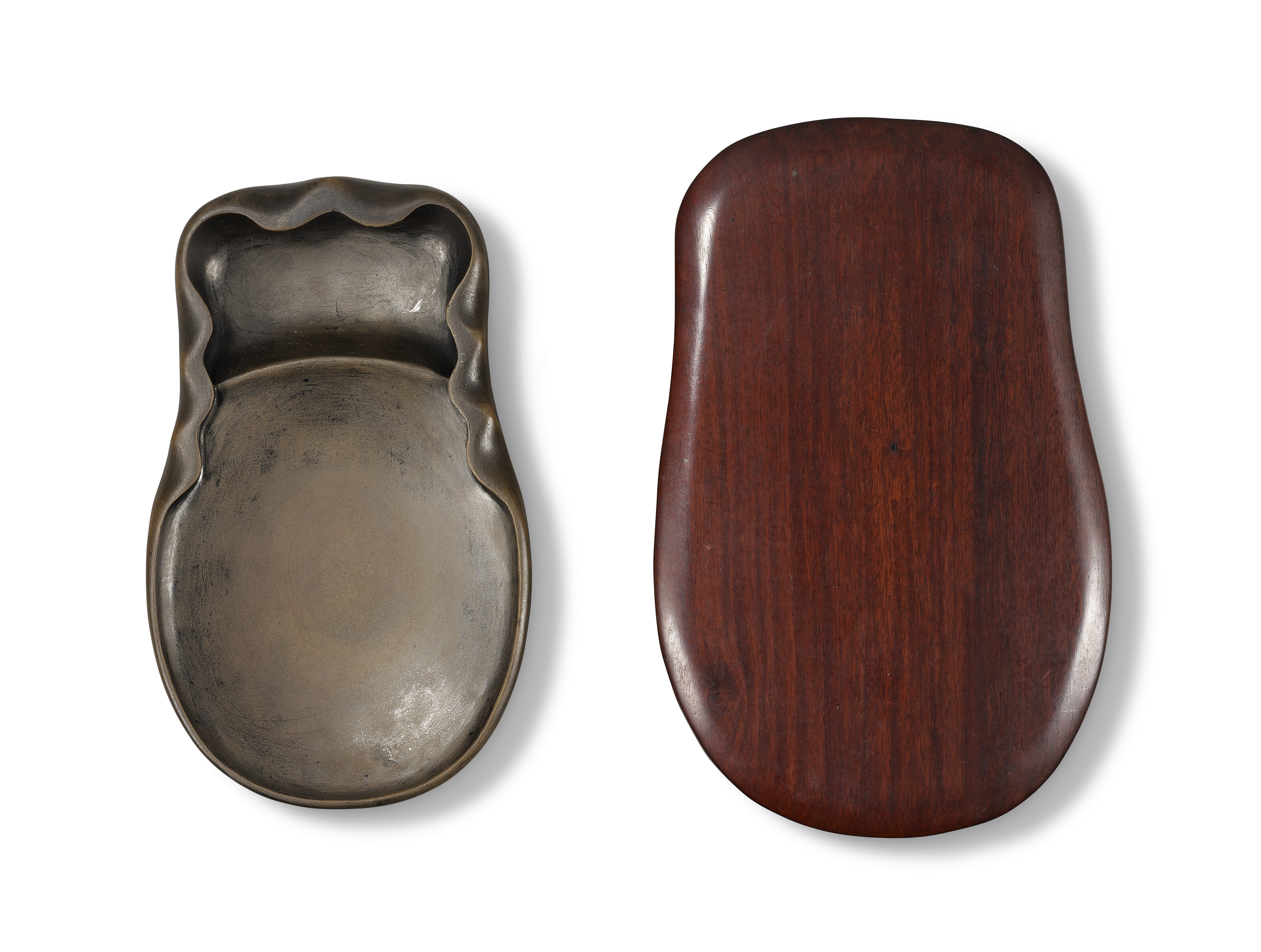 歙硯、蟬硯及銅墨盒, | Christie's