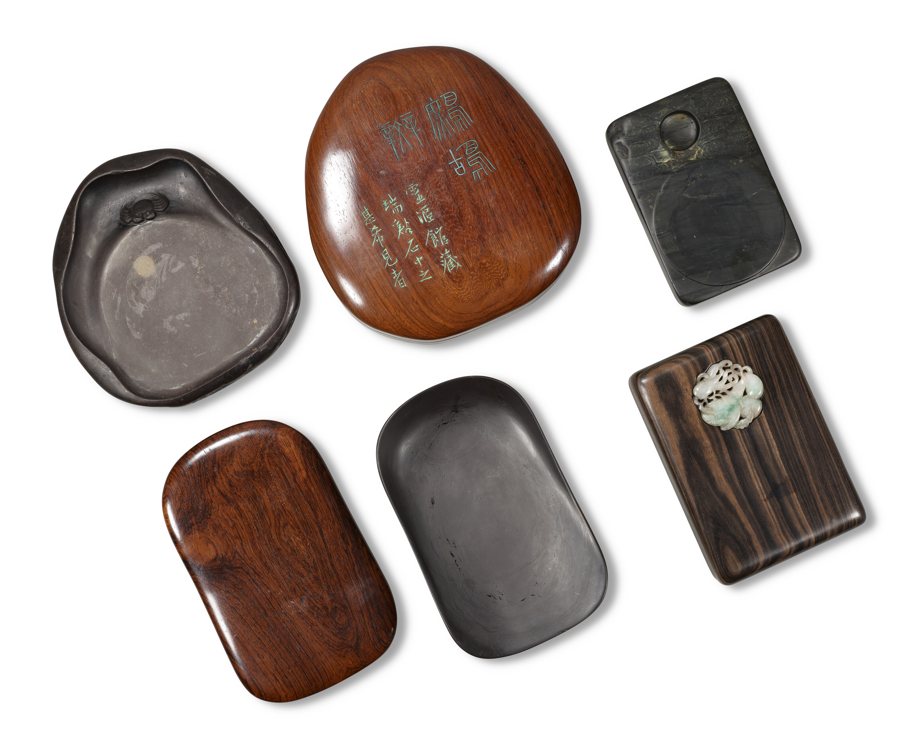 歙硯、蟬硯及銅墨盒, | Christie's