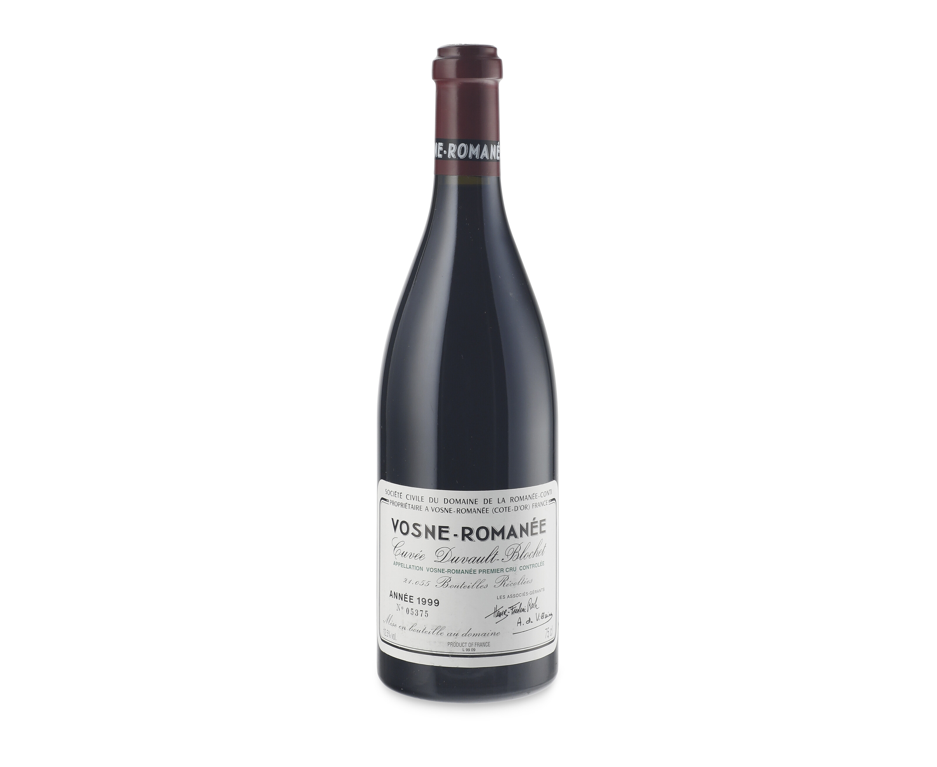 Vosne-Romanée Cuvée Duvault-Blochet 1999 Buy Vosne-Romanée 1er Cru Cuvée Duvault Blochet Domaine de