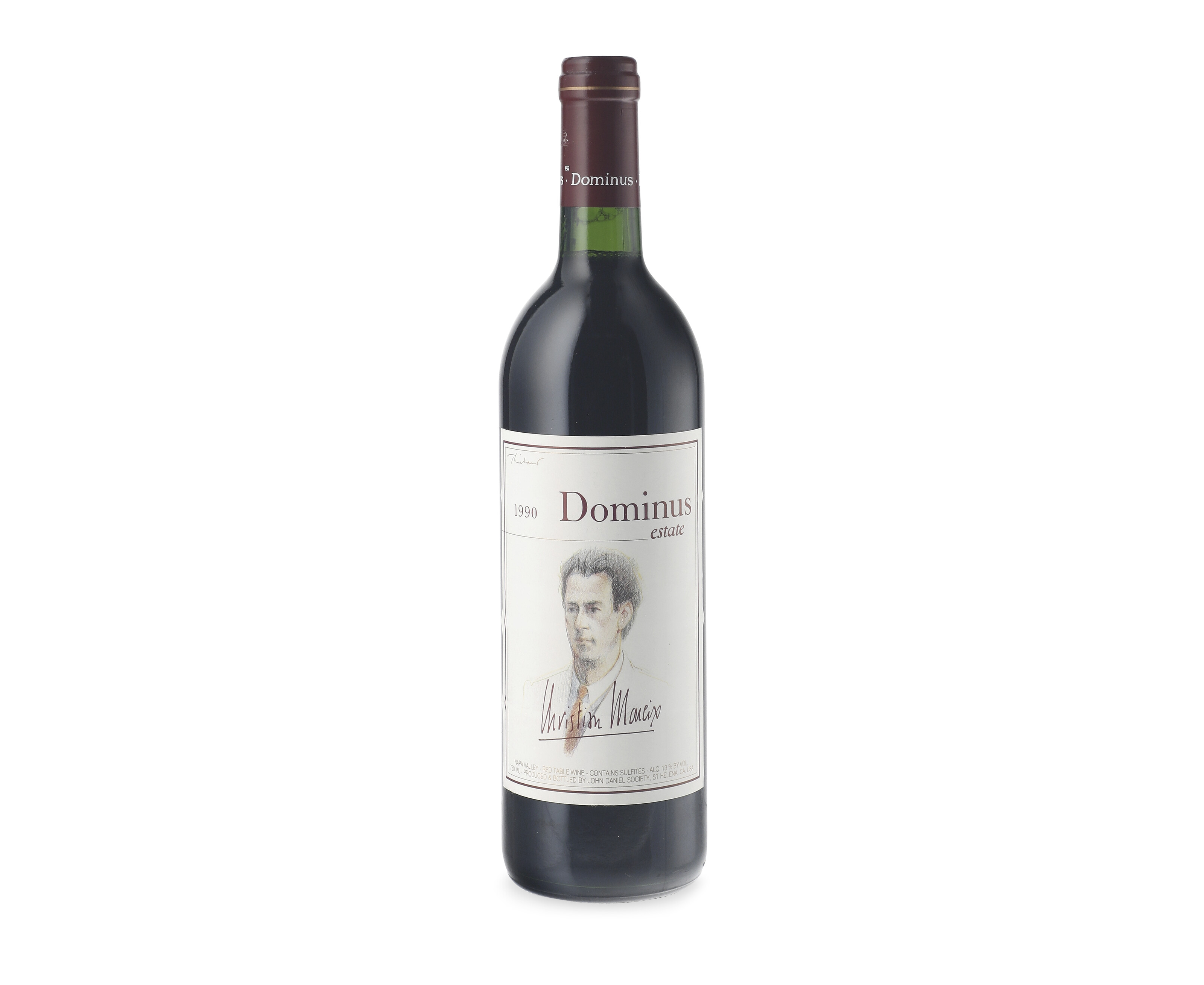 Dominus 1990, Napa Valleyu.4bn, 2vts, slightly depressed capsules ...
