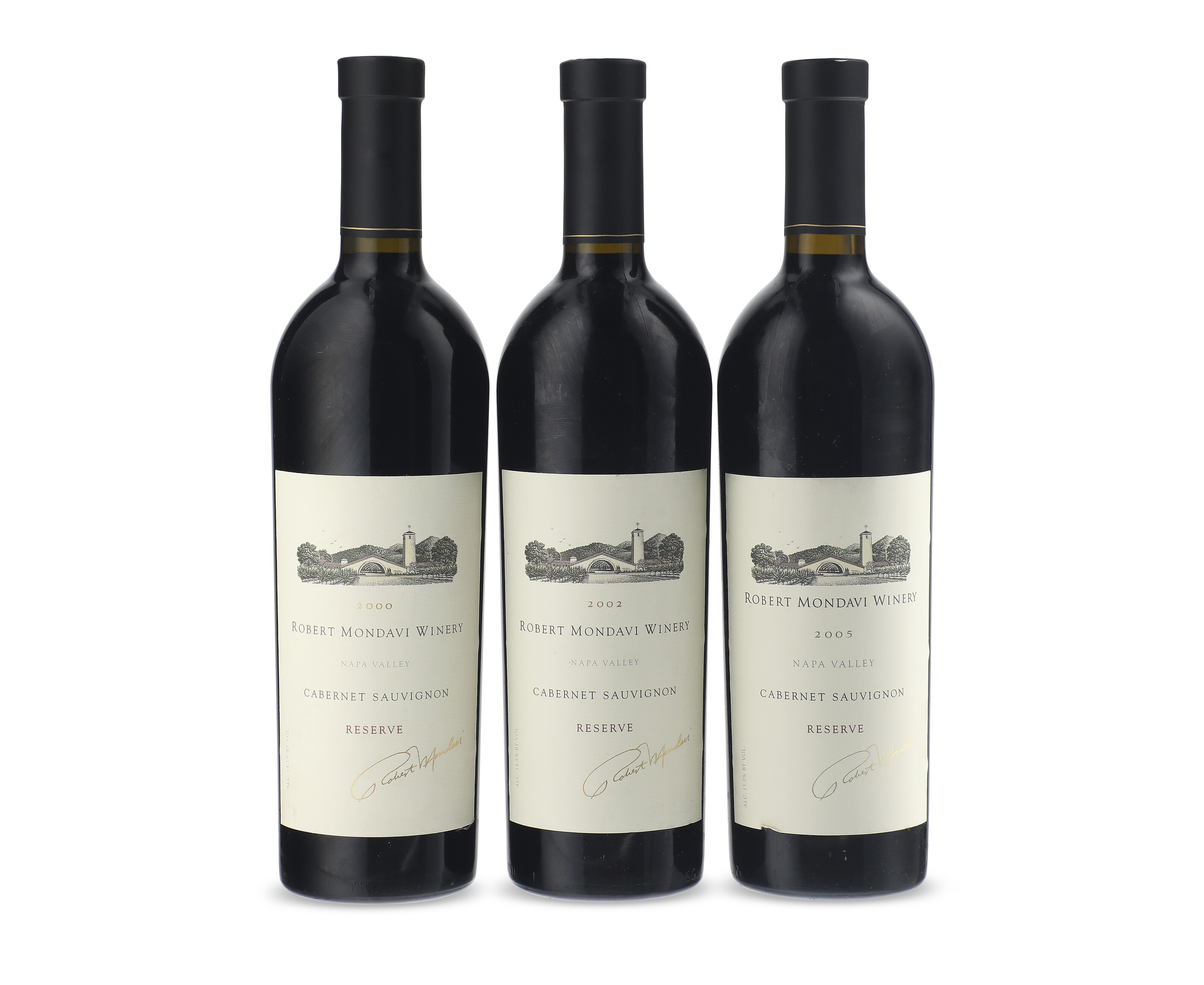 Robert Mondavi Winery, Reserve Cabernet Sauvignon 'Vertical