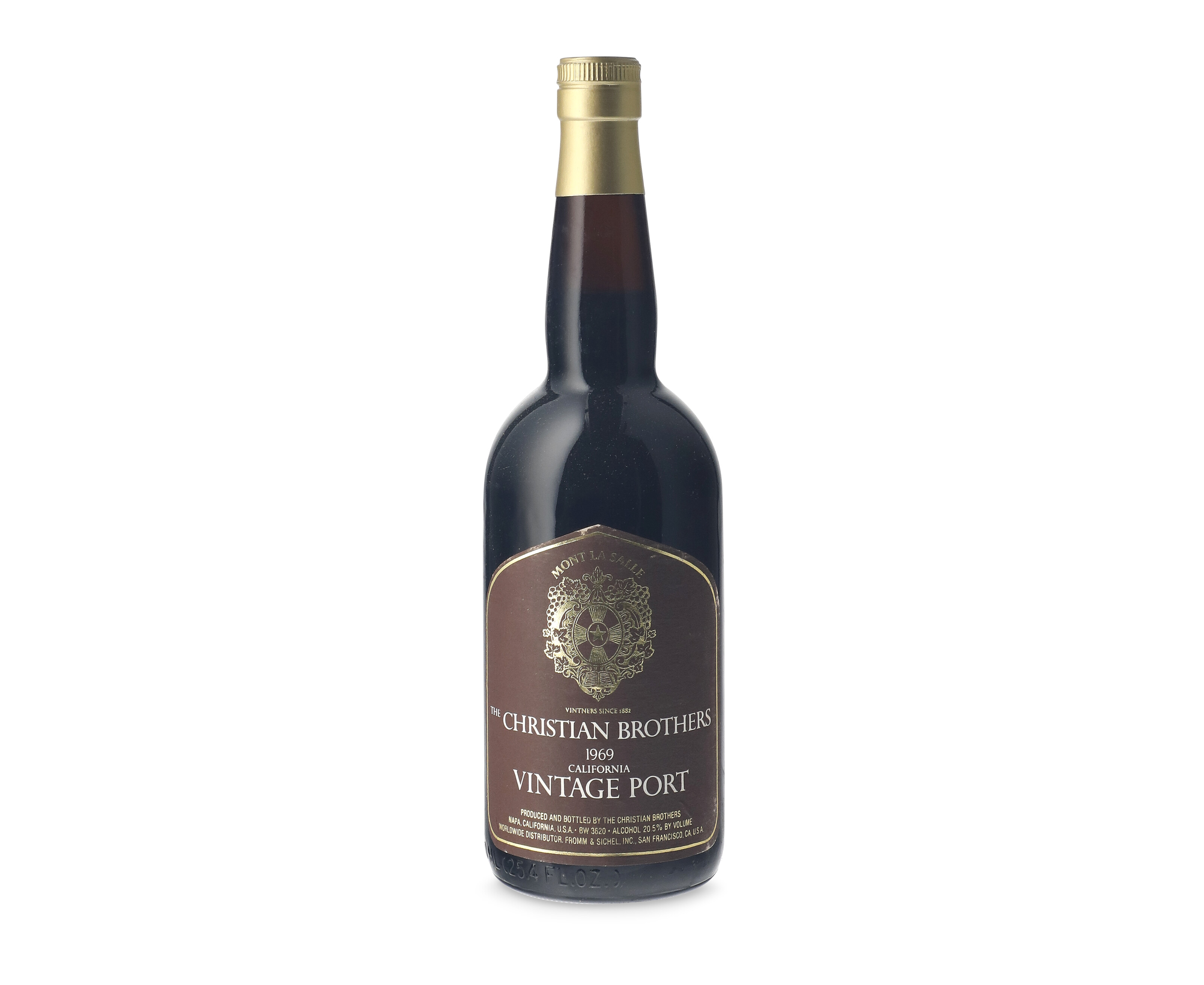 Christian Brothers Vintage Port 1969, Californialevels into neck ...