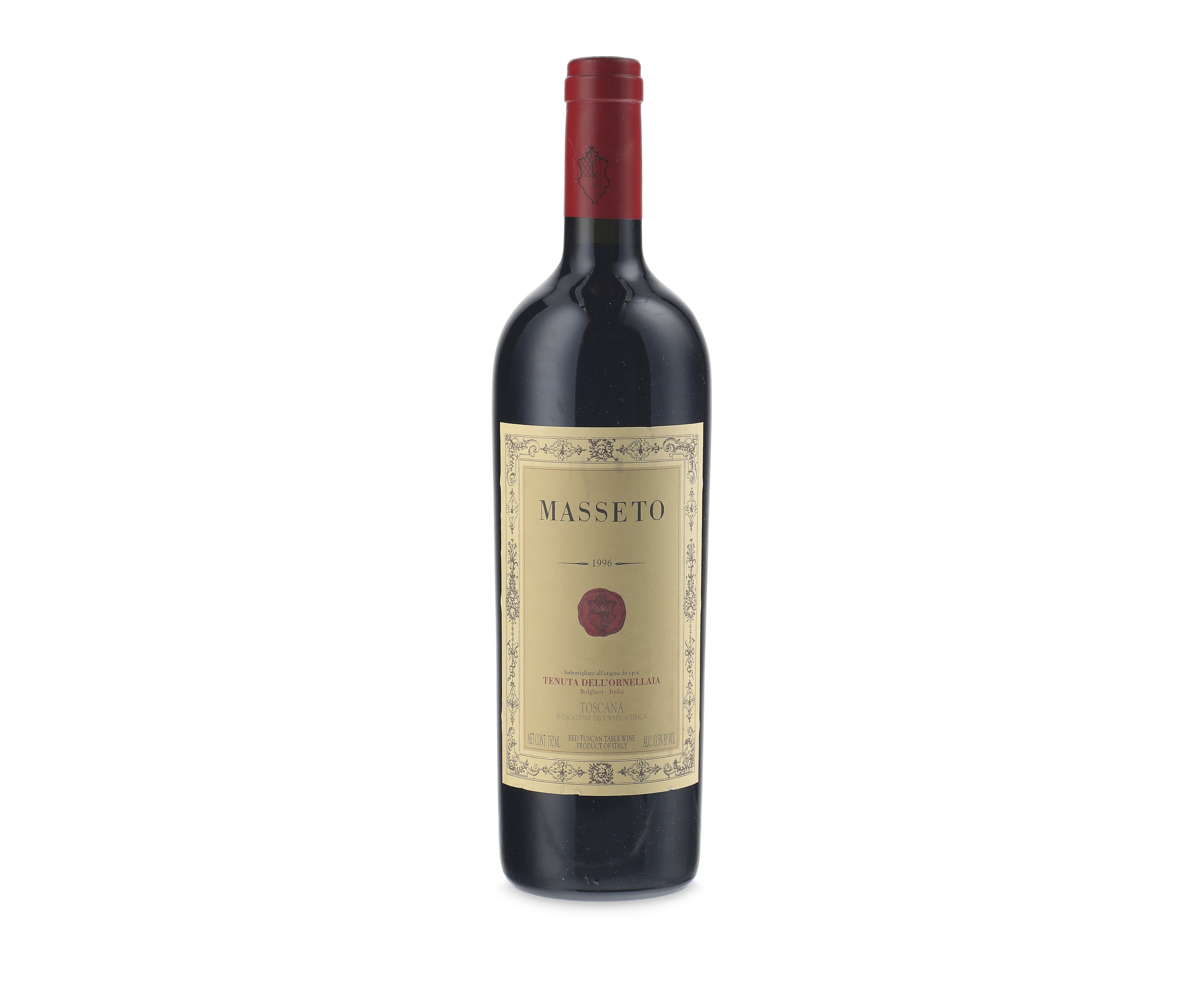 Masseto 1996, Tuscanynicked label | Christie’s