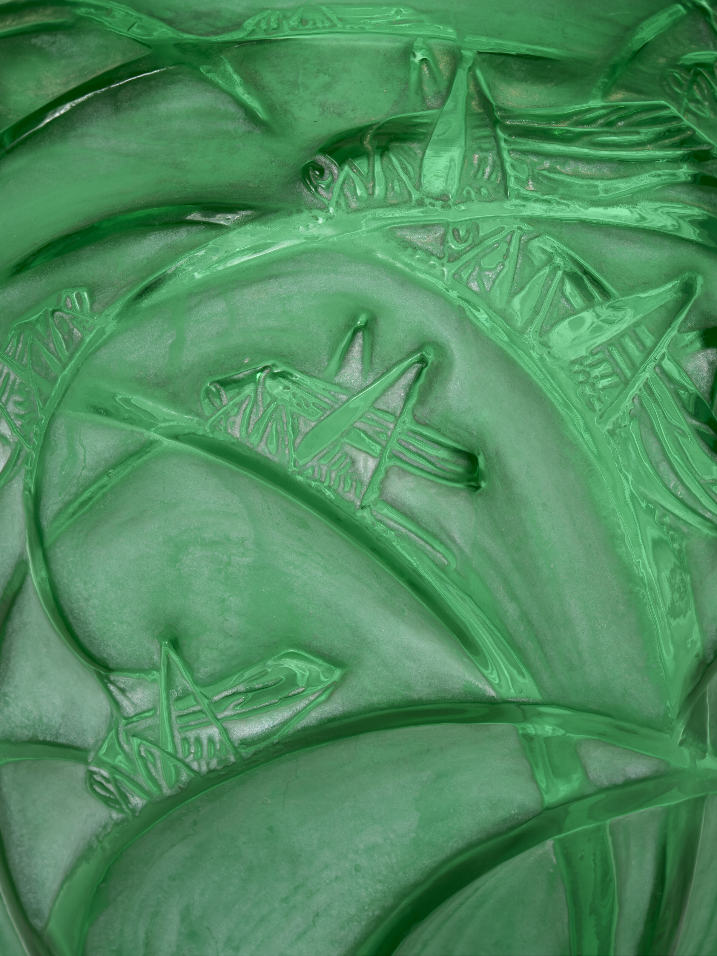 RENÉ LALIQUE (1860-1945), 'Sauterelles' Vase, Model No. 888, model