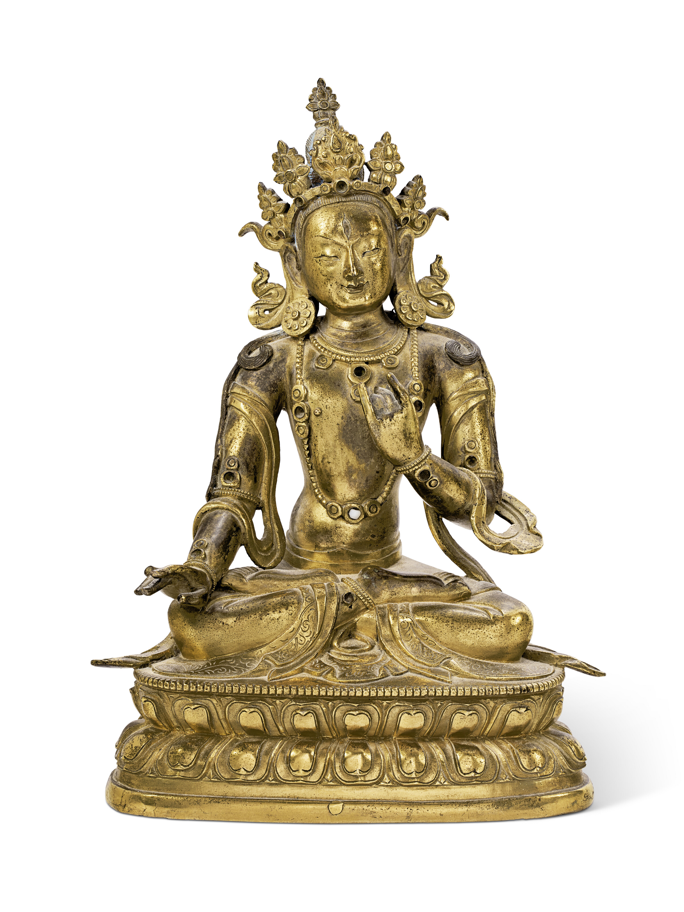 A BRONZE HEAD OF BUDDHA, THAILAND, AYUTTHAYA PERIOD, 16TH CENTURY