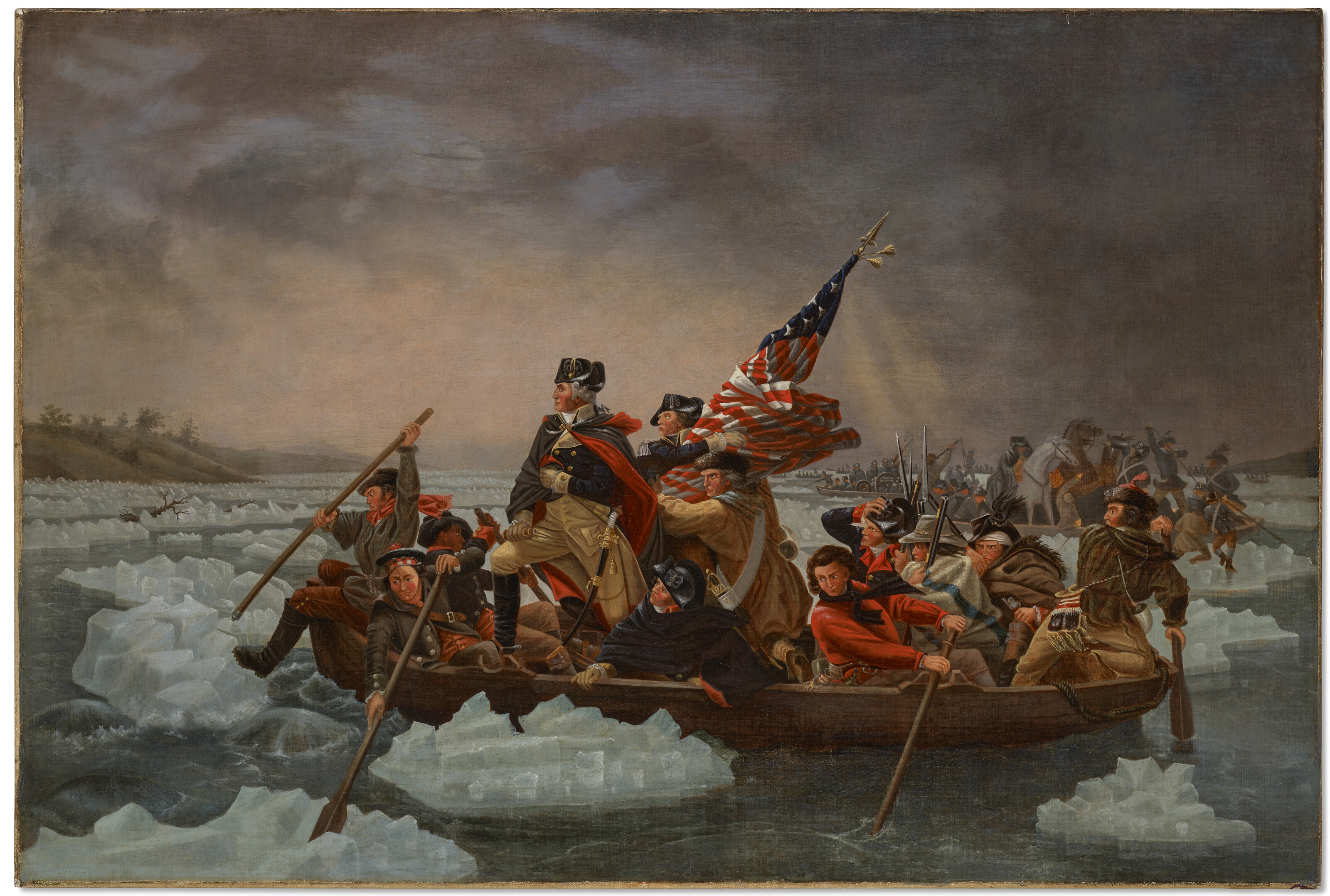 【入手困難】Eugene Ysaye【貴重】 AFTER EMANUEL GOTTLIEB LEUTZE (1816-1868), WASHINGTON CROSSING THE