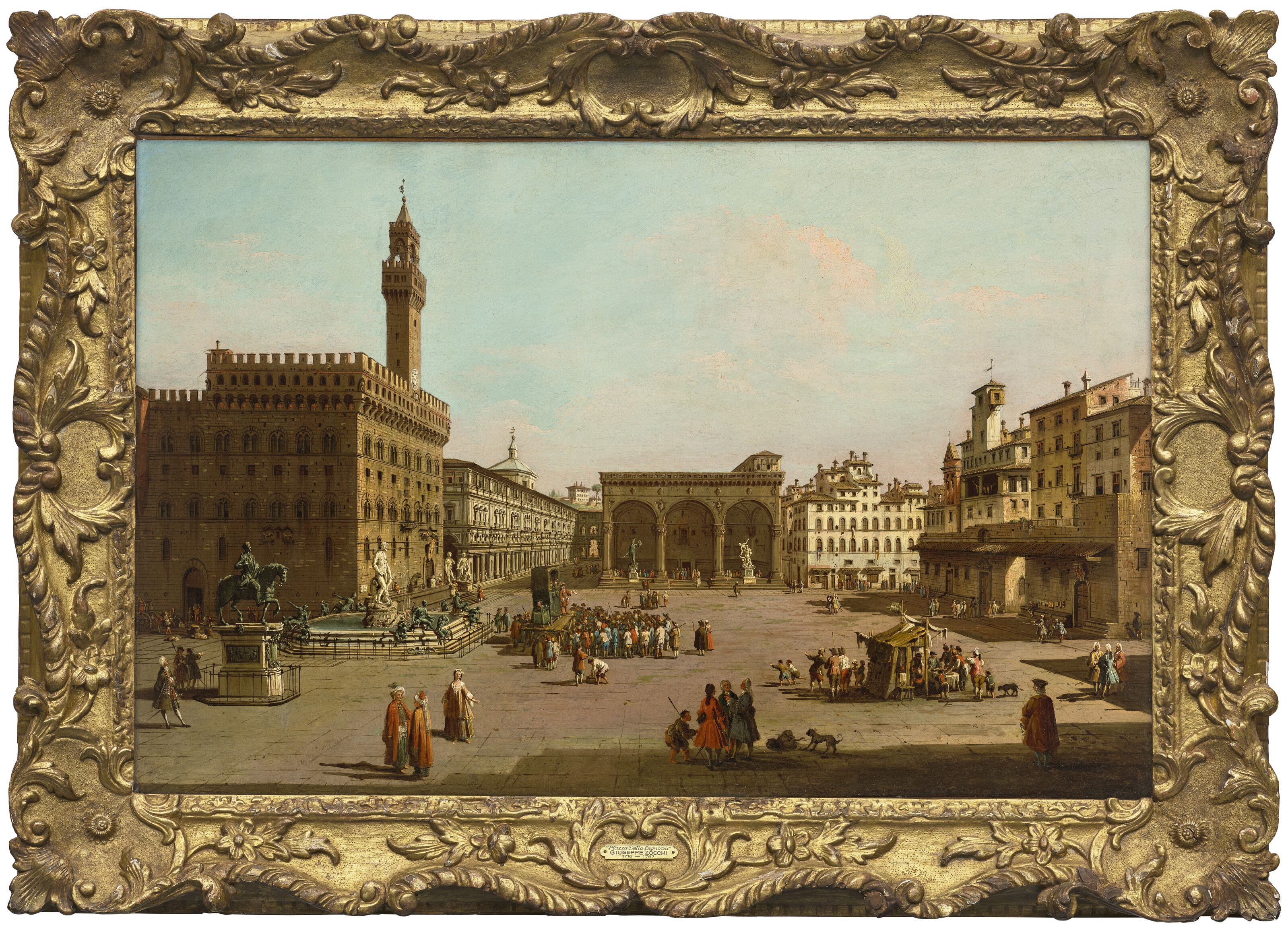 GIUSEPPE ZOCCHI (FLORENCE 1711-1767), Florence, looking South with