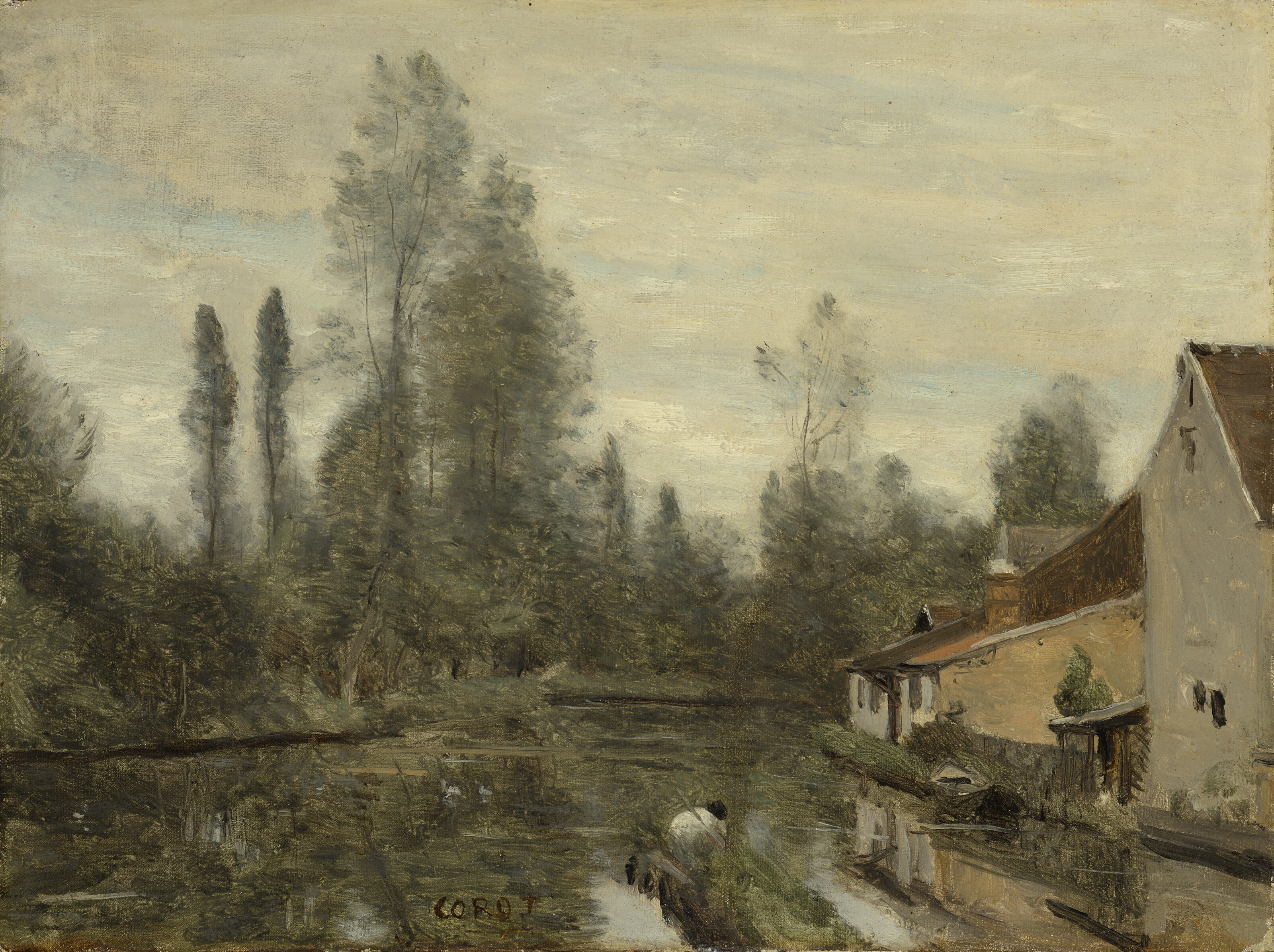 JEAN-BAPTISTE-CAMILLE COROT (PARIS 1796-1875), Paysage