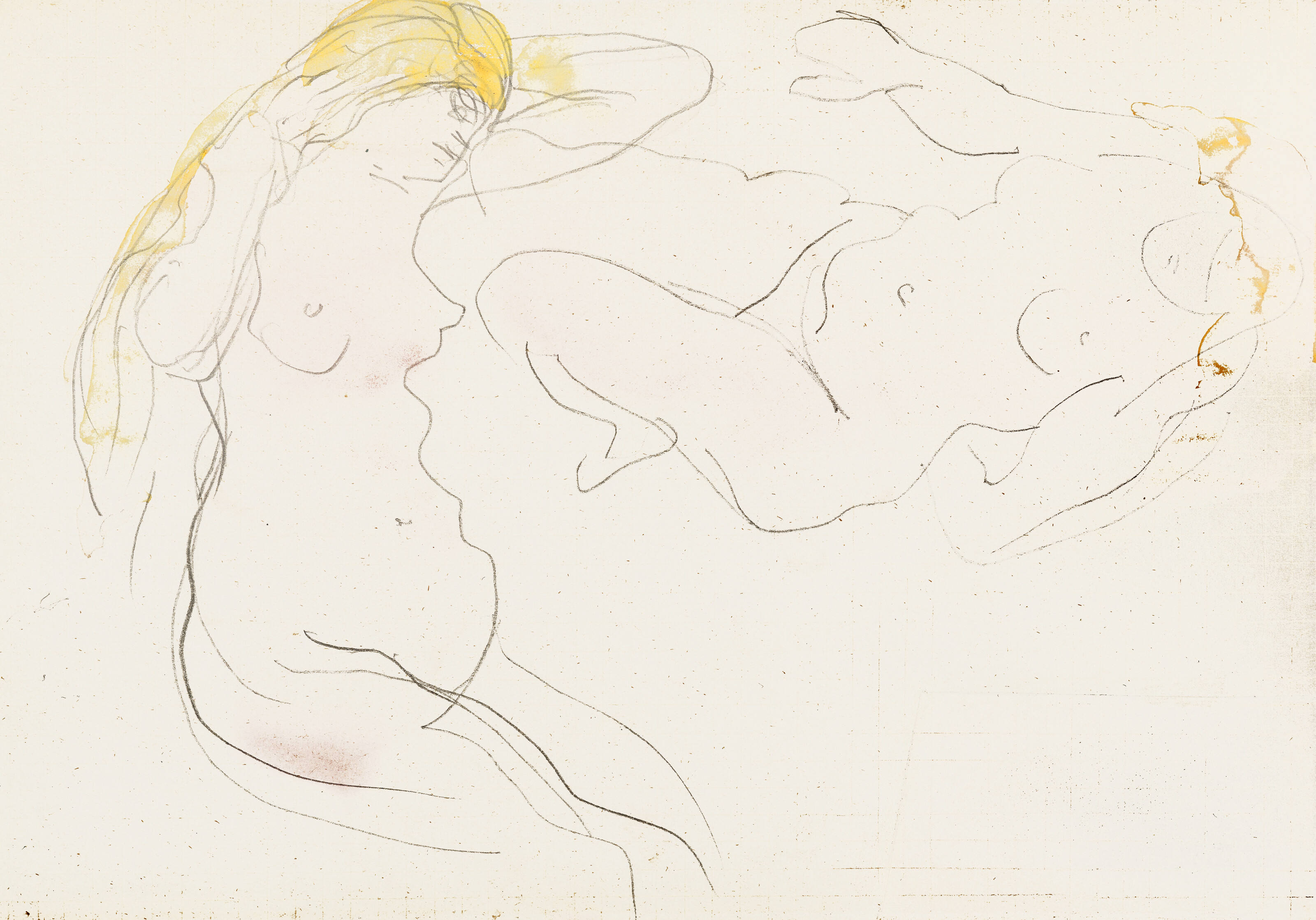 Deux études de figures nues